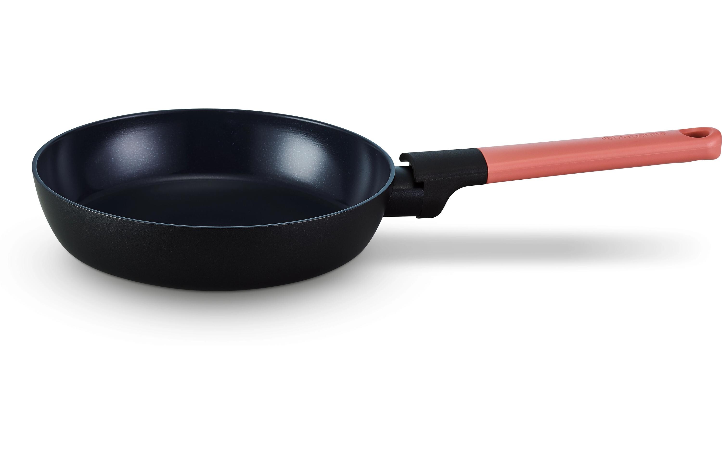 Brabantia Bratpfanne Tasty+ 20 cm, Schwarz/Terracotta Pink
