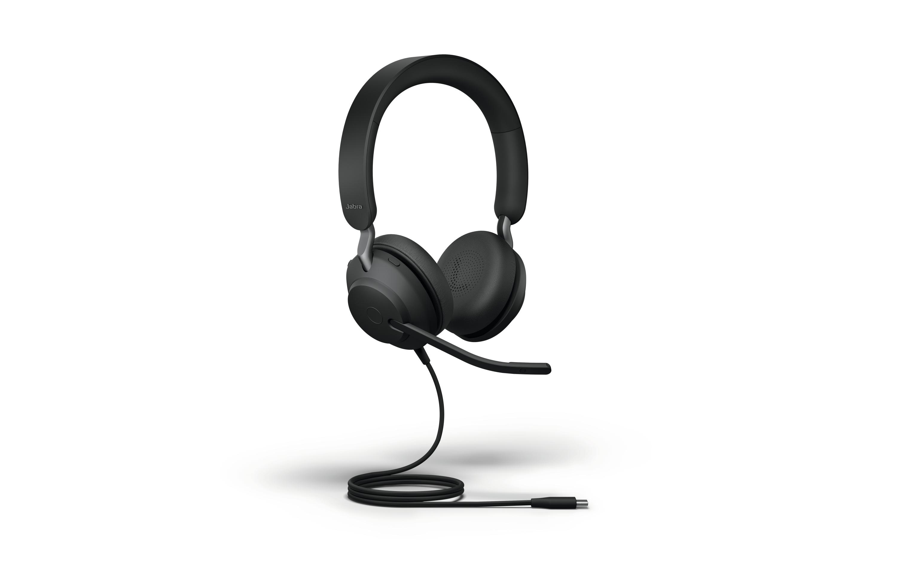 Jabra Headset Evolve2 40 SE Duo UC Schwarz, USB-C Jabra Headset Evolve2 40 SE Duo UC Schwarz, USB-C