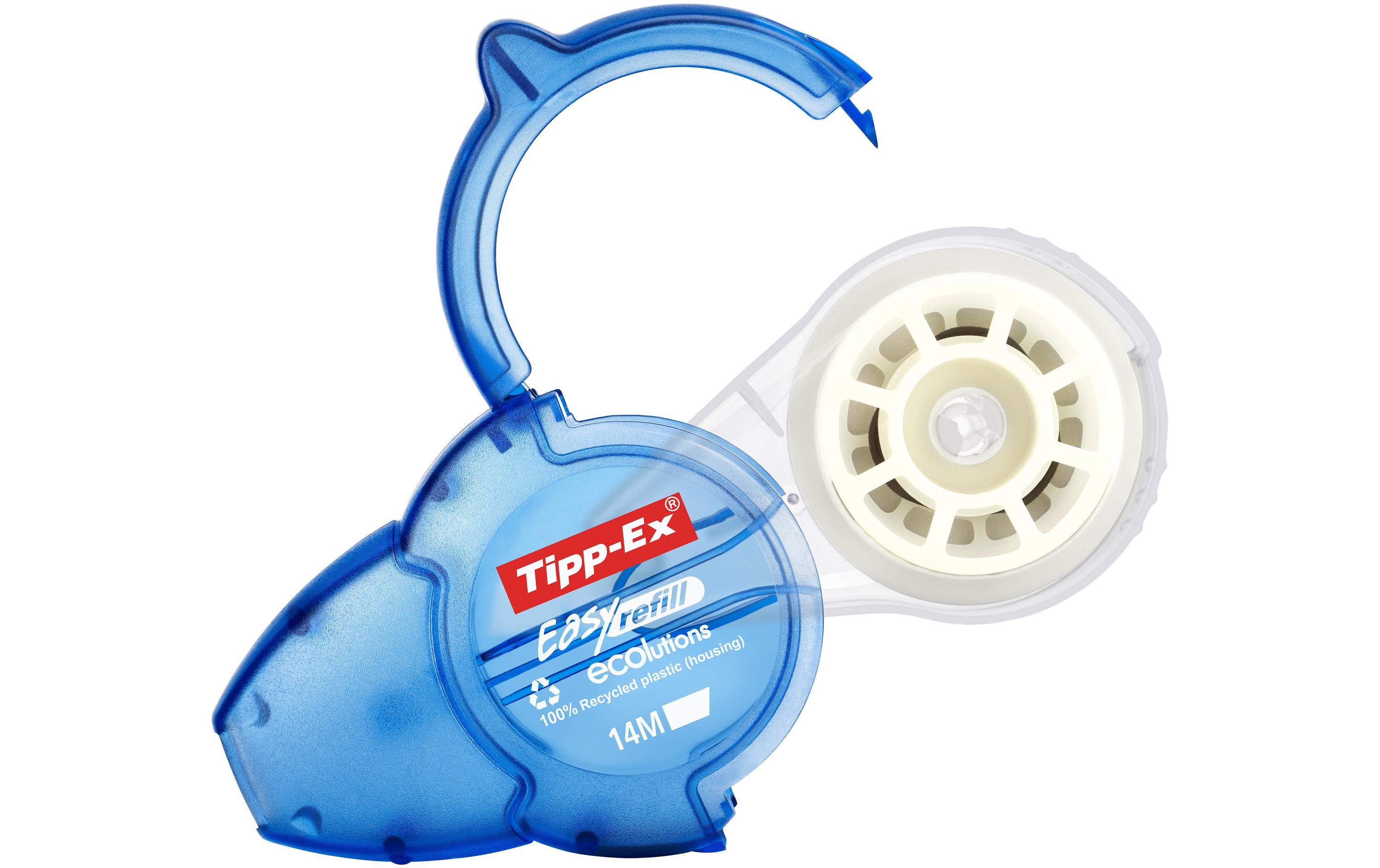 Tipp-Ex Korrekturroller Easy Refill Ecolutions 5 mm, 1+1 Tipp-Ex Korrekturroller Easy Refill Ecolutions 5 mm, 1+1