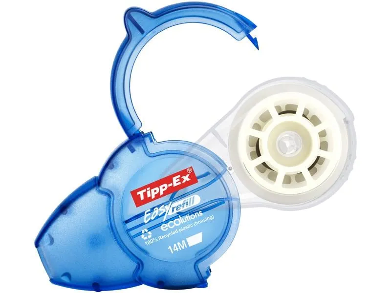 Tipp-Ex Korrekturroller Easy Refill Ecolutions 5 mm, 1+1 Tipp-Ex Korrekturroller Easy Refill Ecolutions 5 mm, 1+1