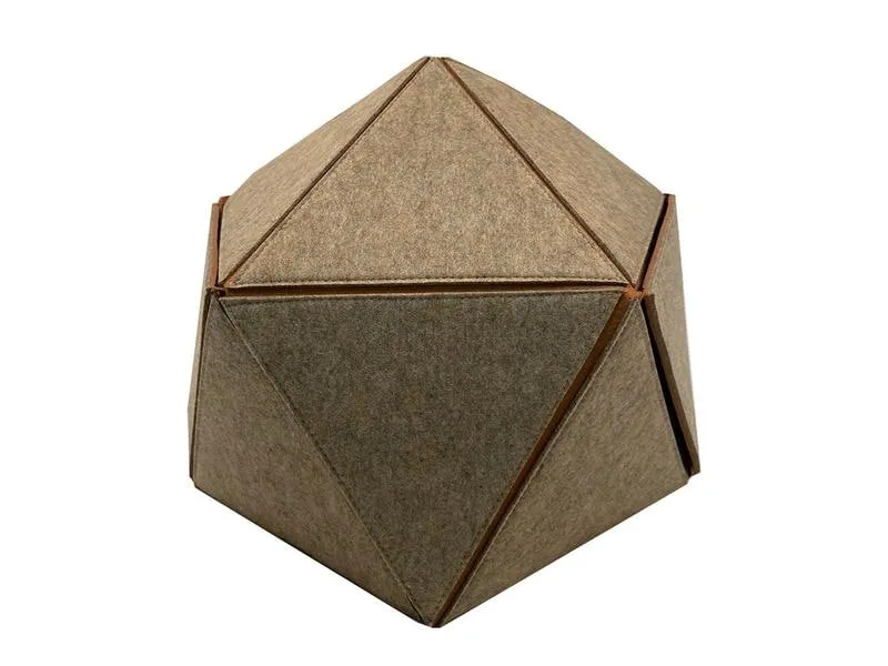 Ebi D&D Katzenhaus Logan, 51 x 41 cm, Braun