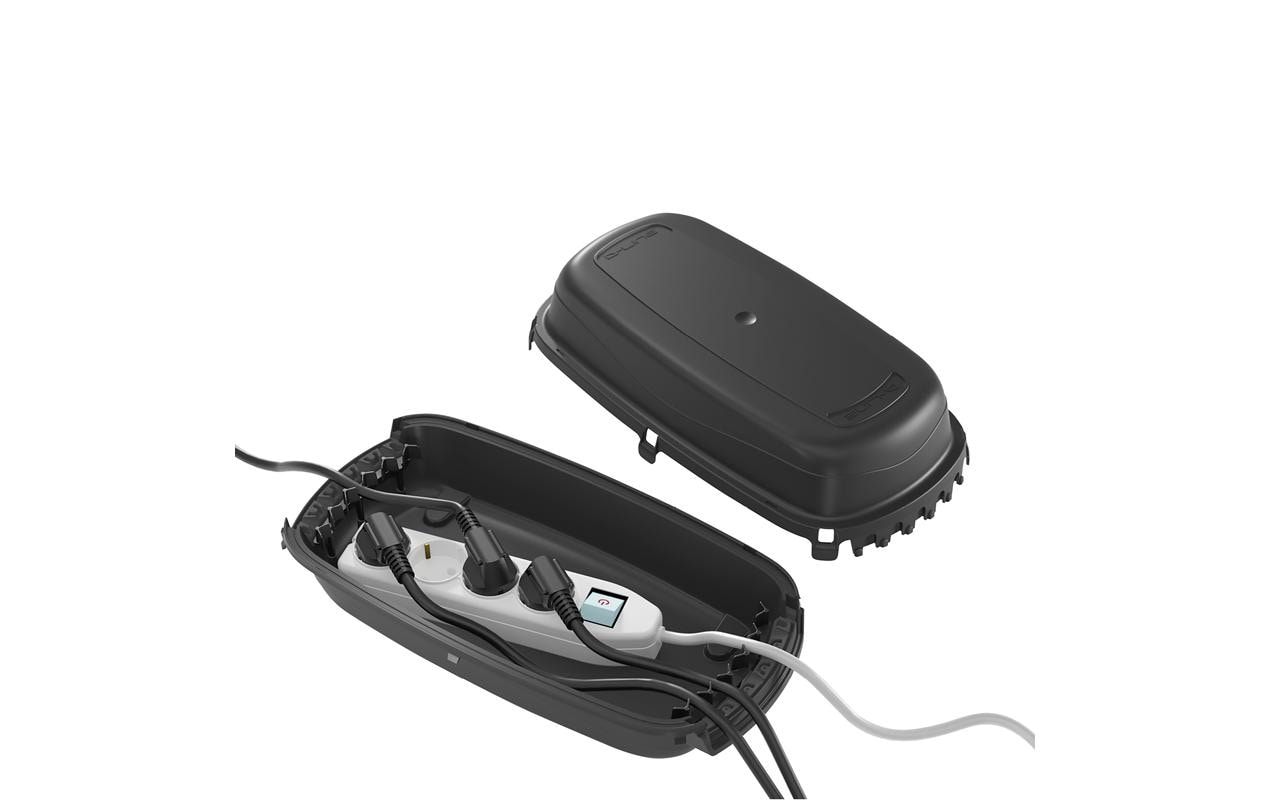 STEFFEN Kabelbox D-LINE 360 x 195 x 115 mm, IP54, Schwarz