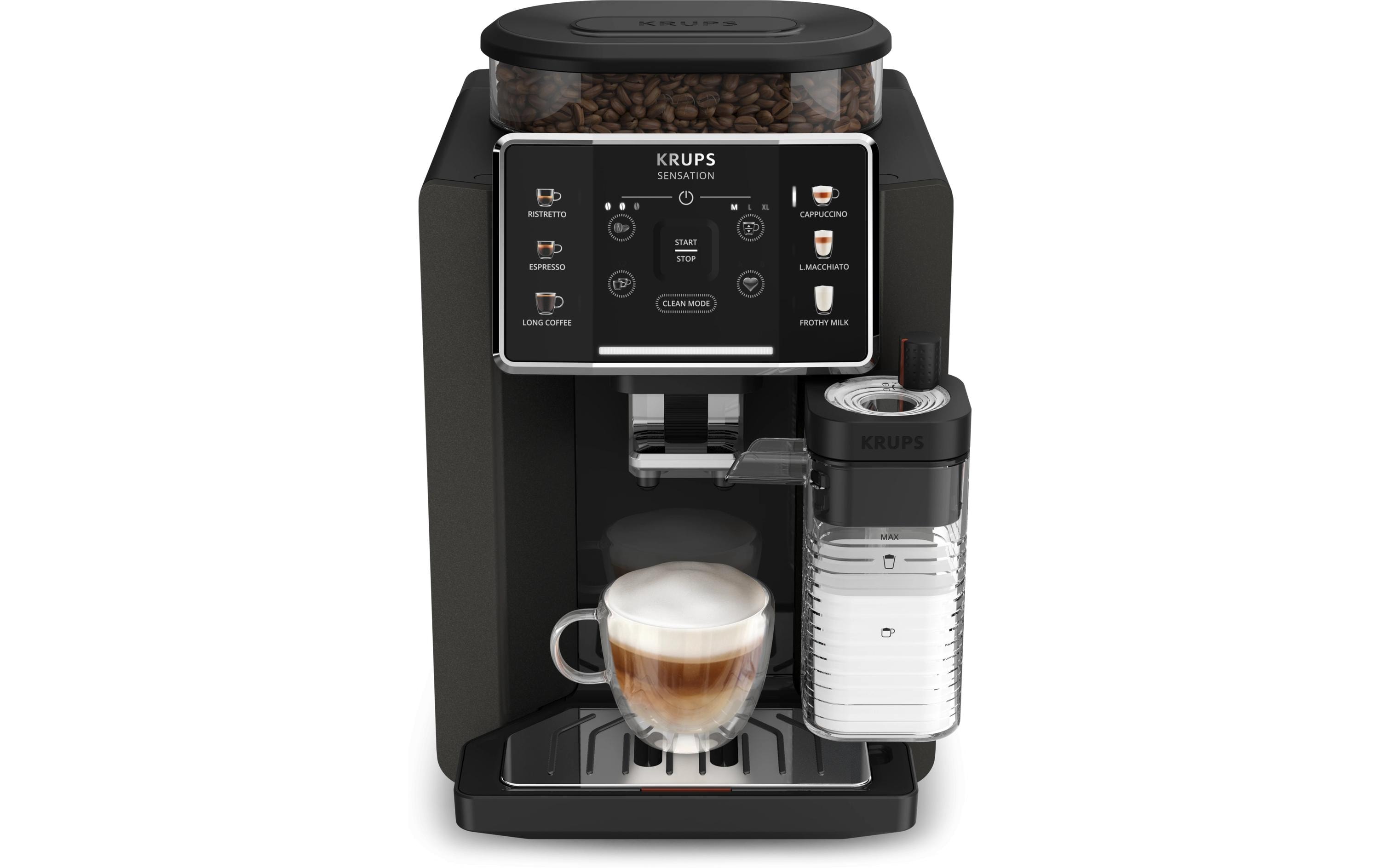 Krups Kaffeevollautomat Sensation Milk M50 EA912910 Schwarz
