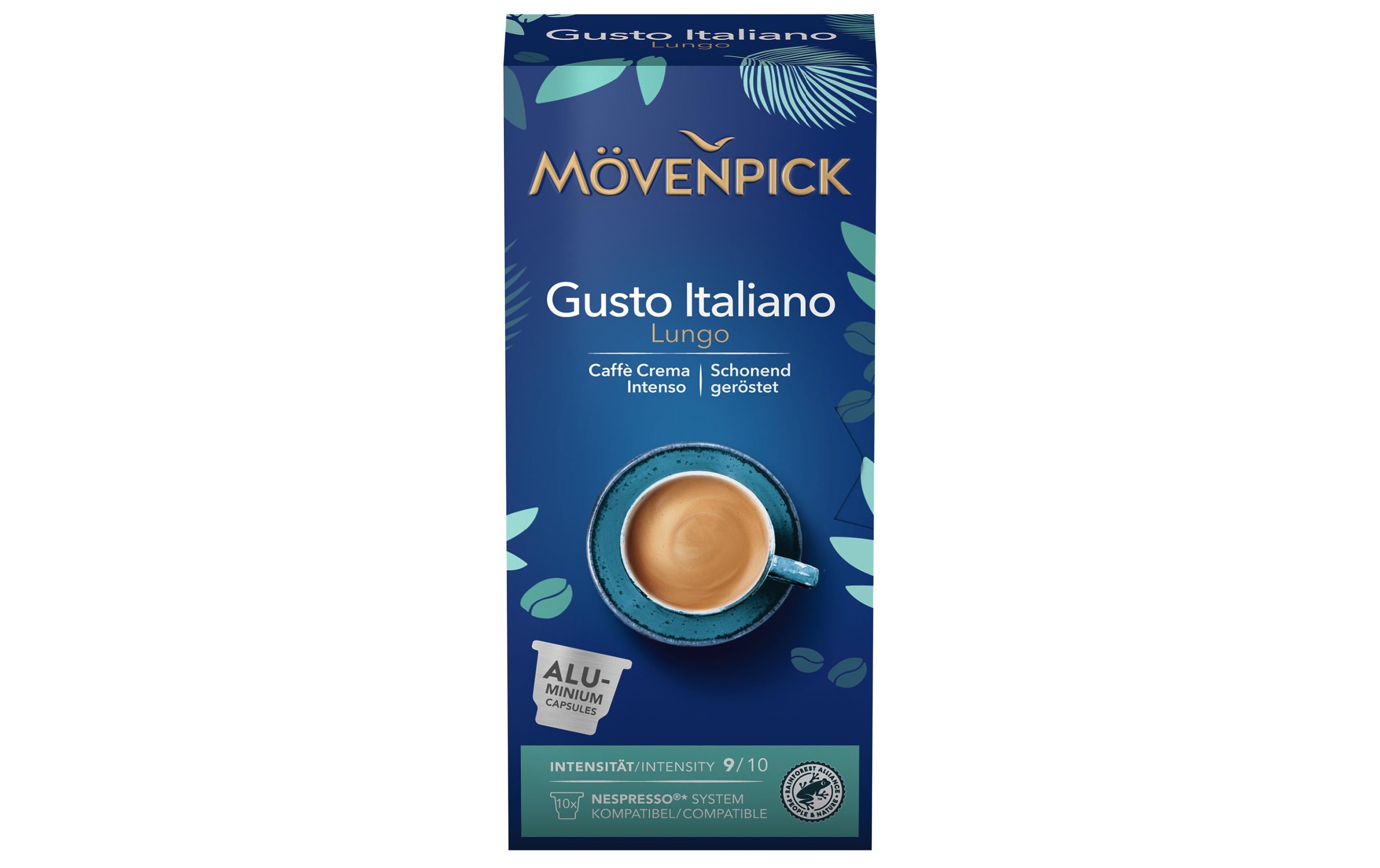 Mövenpick Kaffeekapseln Gusto Italiano Lungo 10 Stück