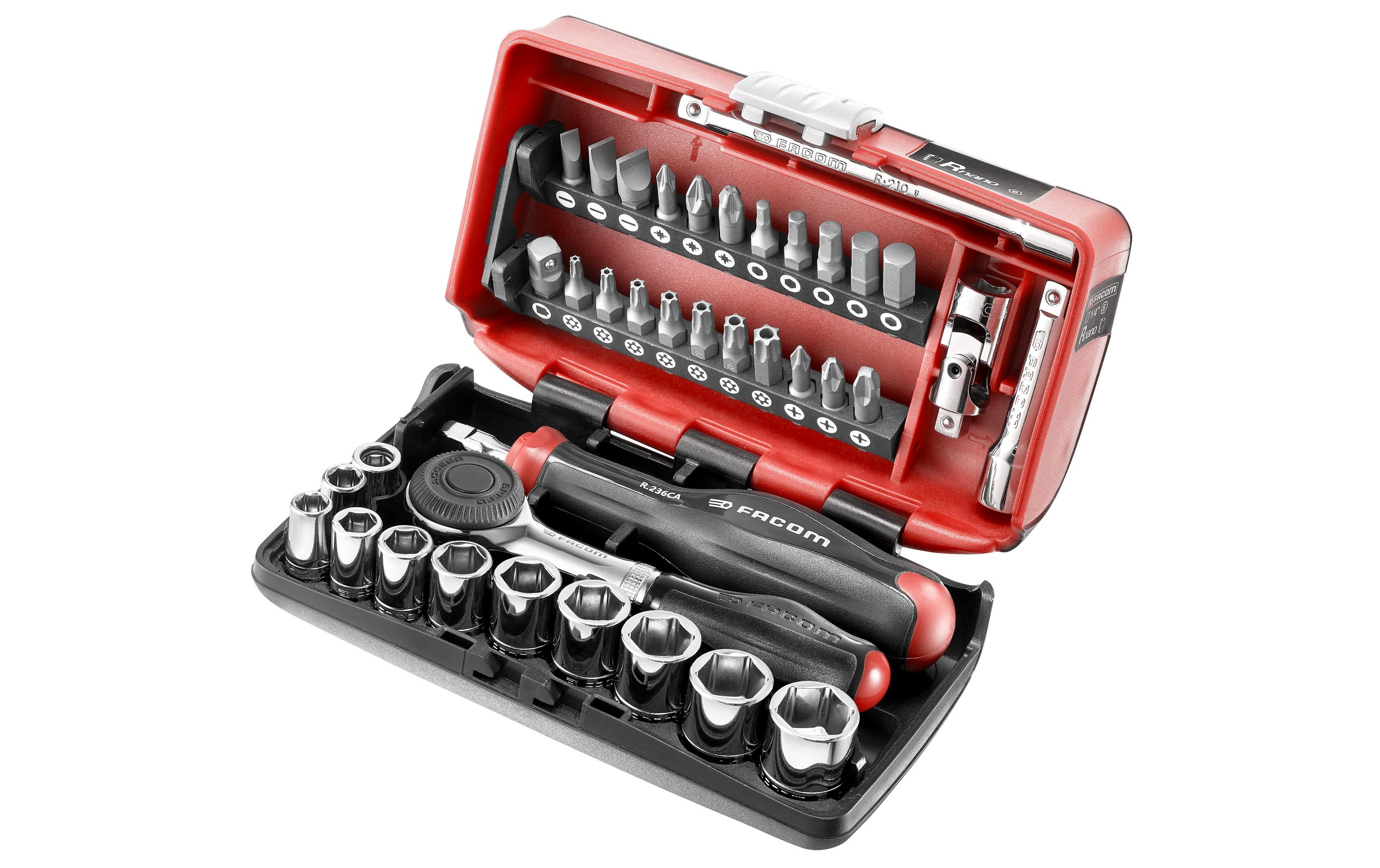 Facom Steckschlüssel-Set 1/4 38-teilig Facom Steckschlüssel-Set 1/4 38-teilig