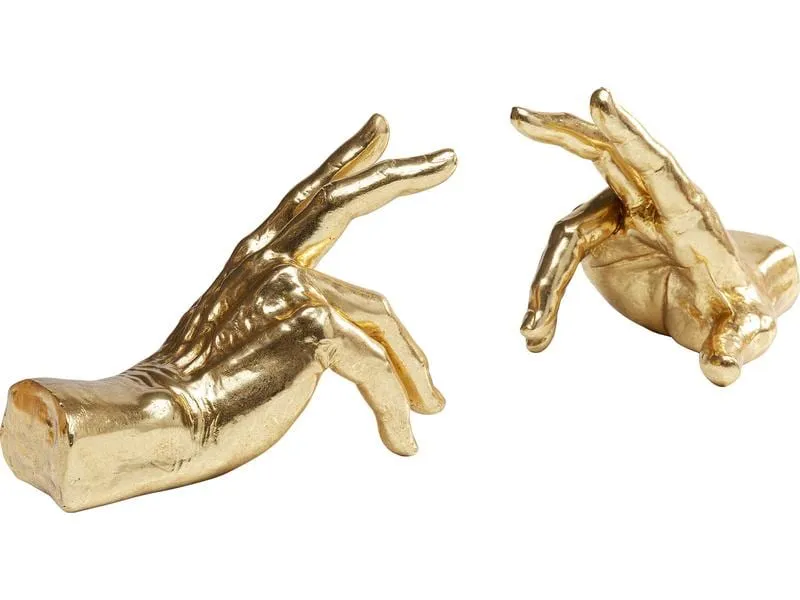 Kare Buchstütze Fingers Gold Kare Buchstütze Fingers Gold