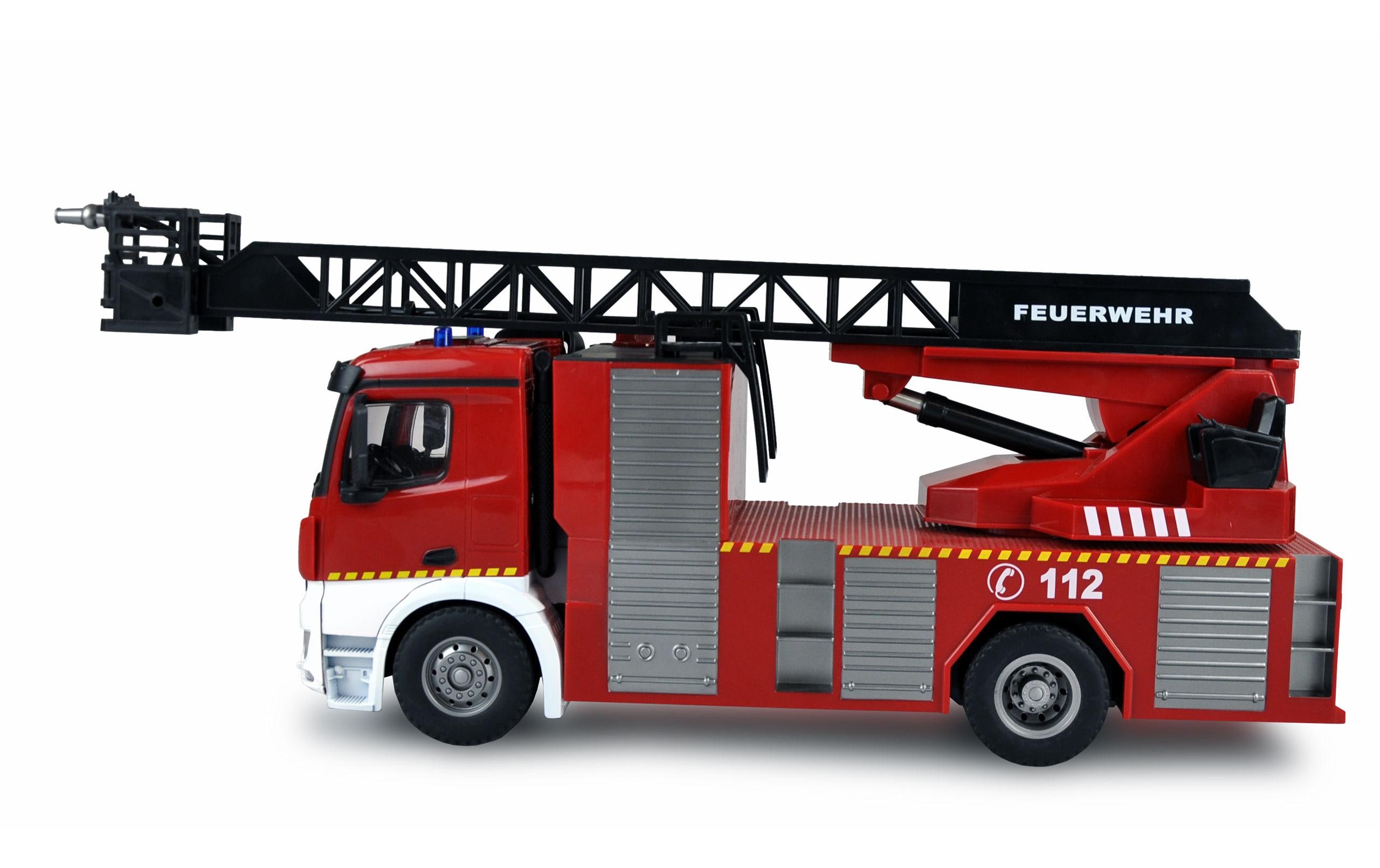 Amewi Mercedes Benz Arocs Feuerwehr Drehleiter RTR, 1:18 Amewi Mercedes Benz Arocs Feuerwehr Drehleiter RTR, 1:18