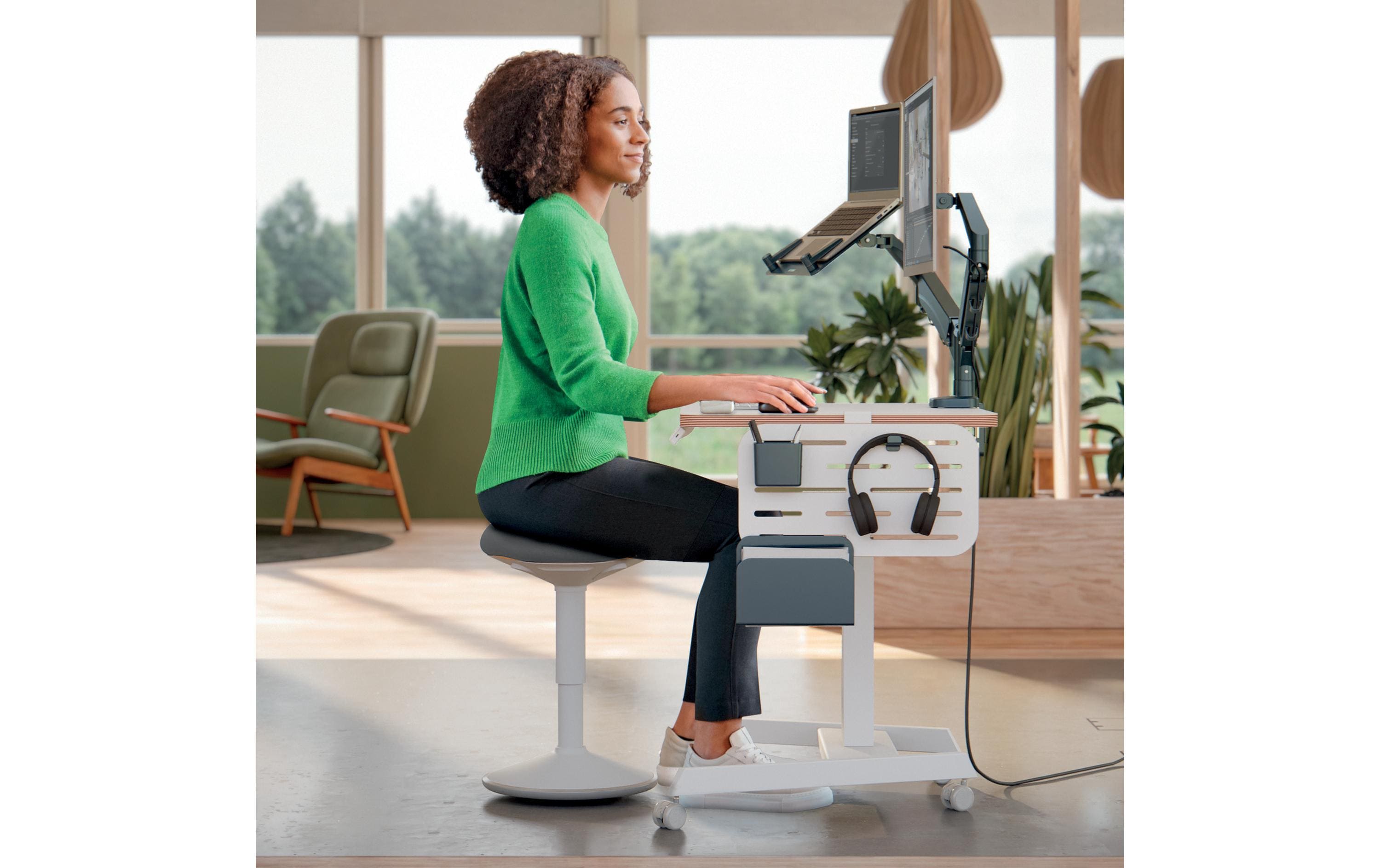 Leitz Rollen für elektrischen Sitz-/Stehtisch 4 Stück