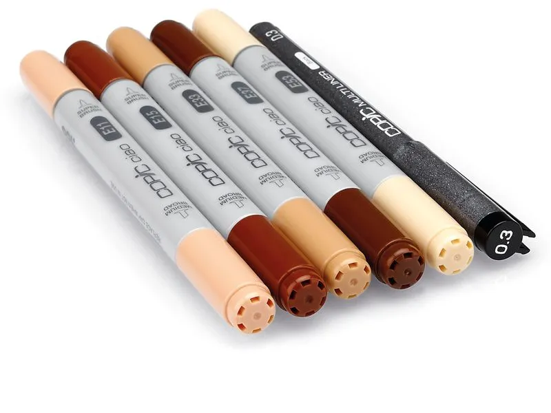 Copic Grafikmarker Ciao 5+1 Set Portrait colours 2 Copic Grafikmarker Ciao 5+1 Set Portrait colours 2