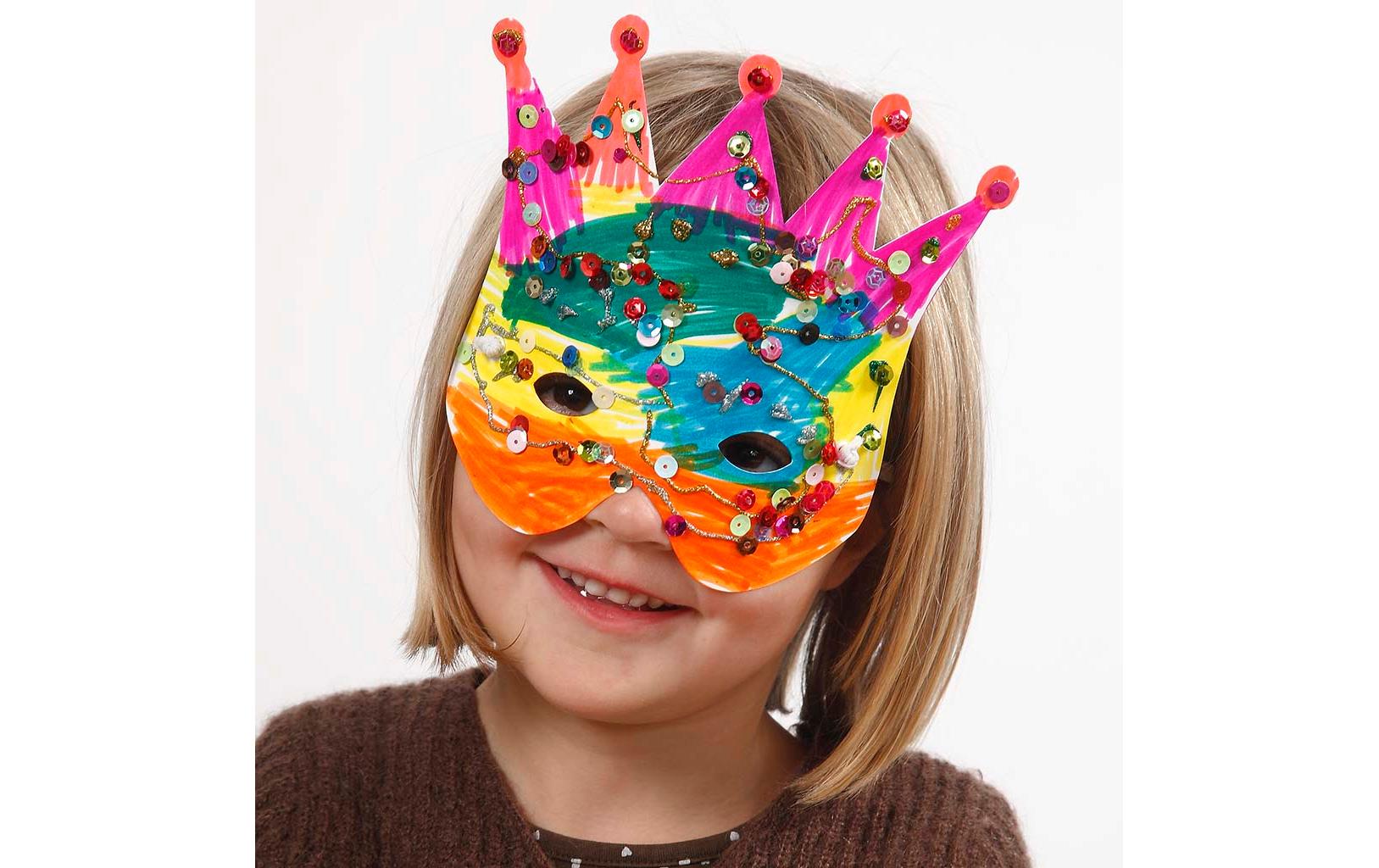 Creativ Company Partyaccessoire Masken 100 Stück