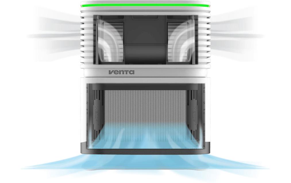 Venta Luftwäscher Luftreiniger AW 730 AeroStyle Compact Hybrid Weiss, 50 m² Venta Luftwäscher Luftreiniger AW 730 AeroStyle Compact Hybrid Weiss, 50 m²