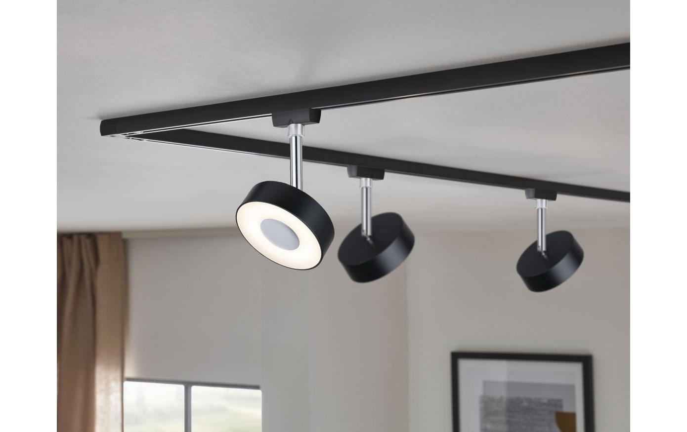 Paulmann URail LED Circle Einzelspot 210 lm, 5W, schwarz