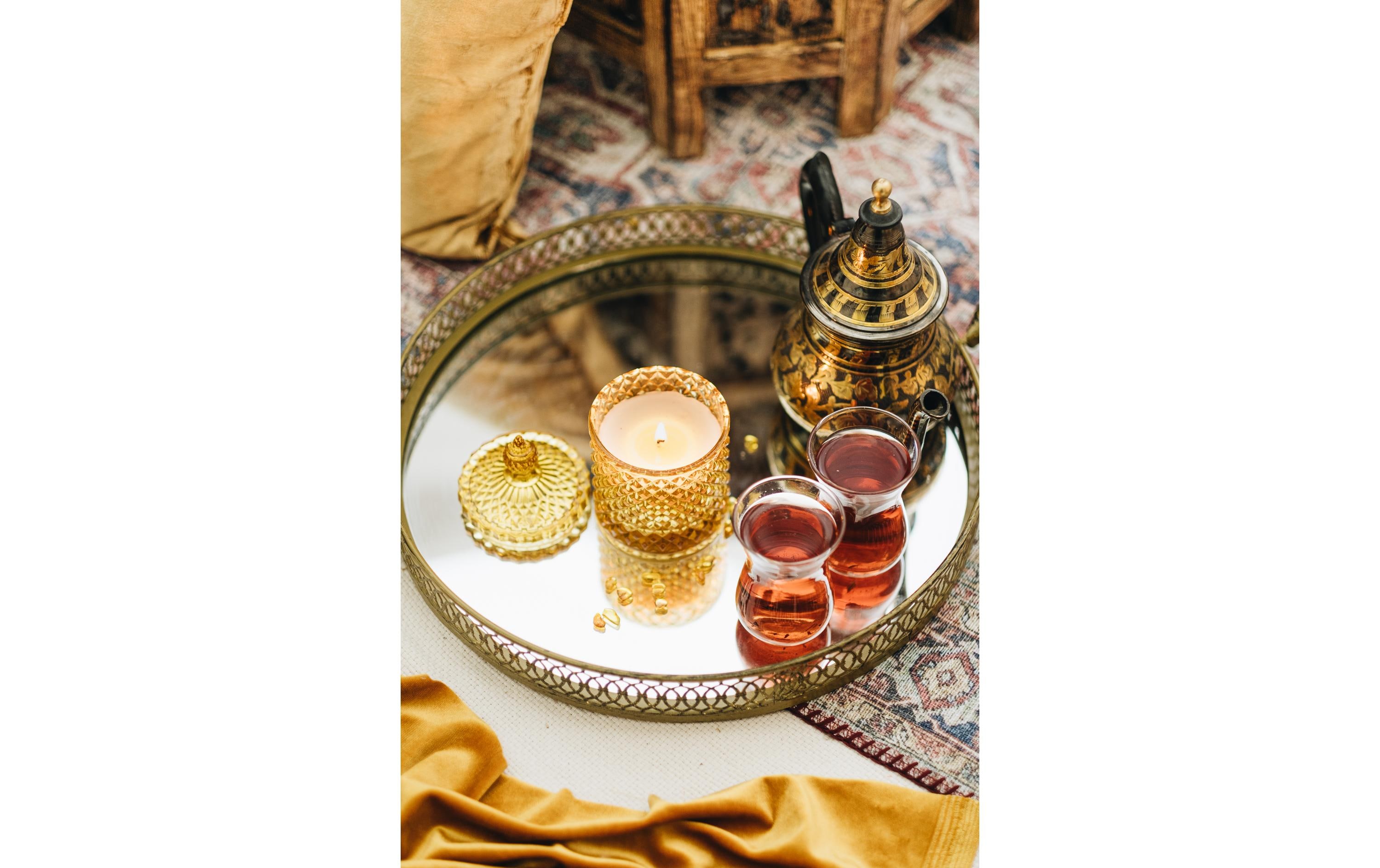 AVA & MAY Duftkerze Cairo, Gelb