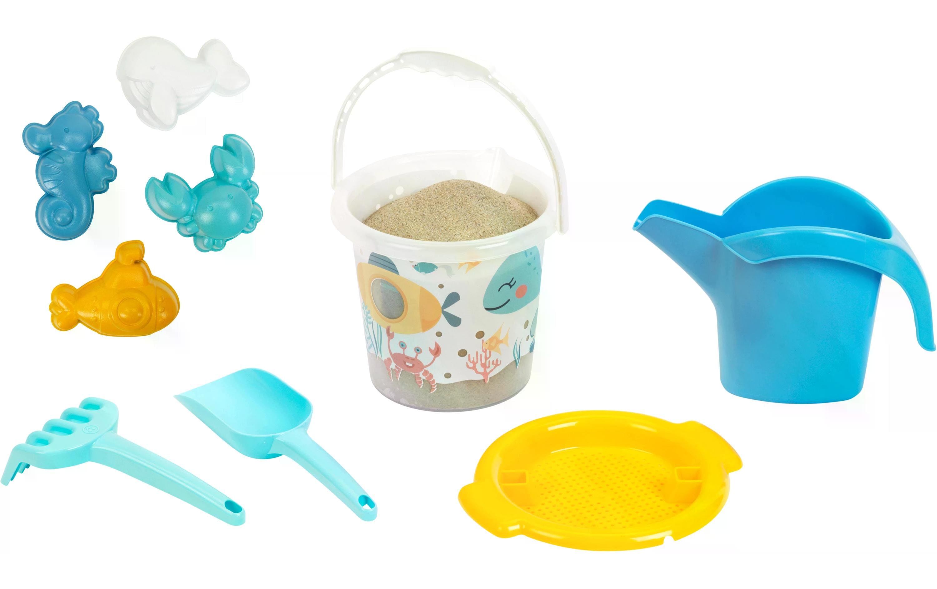 Klein-Toys Sandeimer Set – Wasserwelt 9 Teile Klein-Toys Sandeimer Set – Wasserwelt 9 Teile