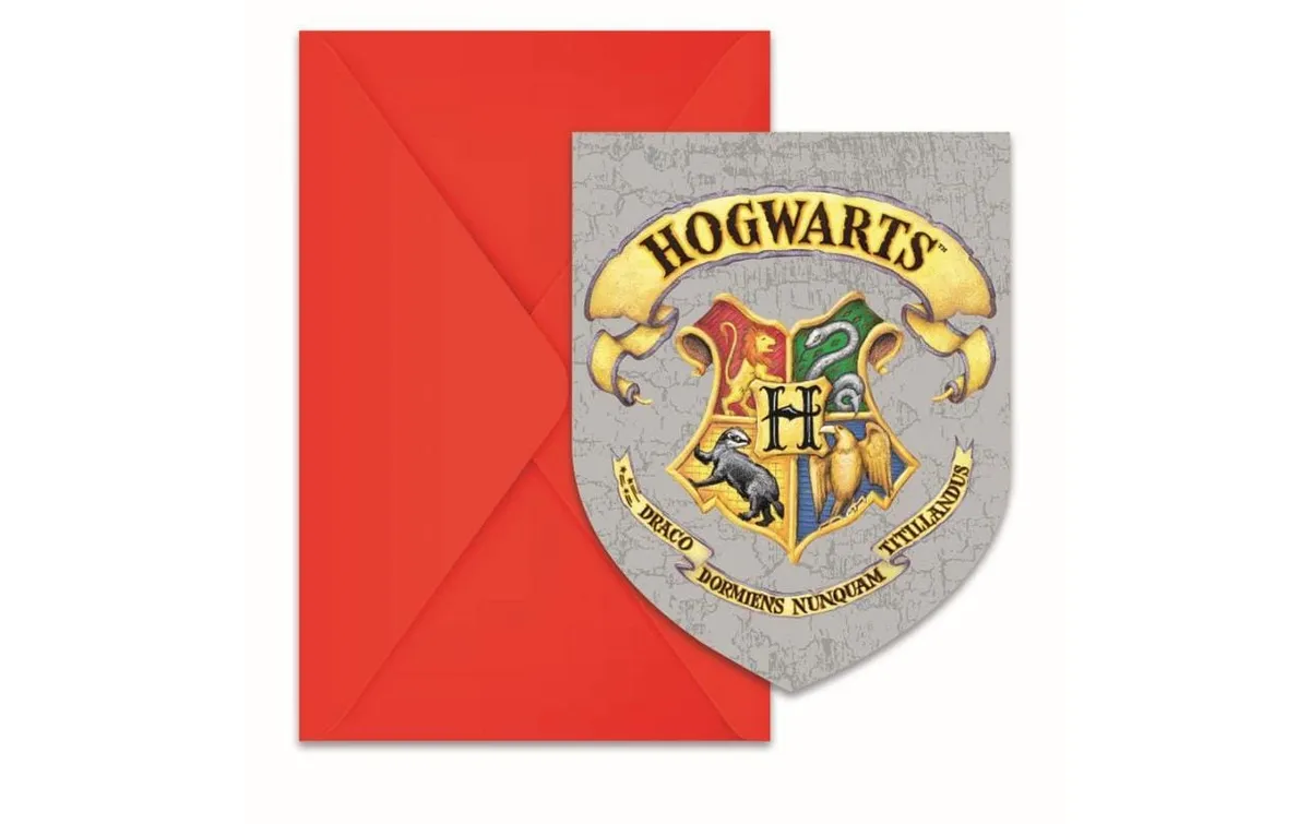 Amscan Geburtstagskarte Harry Potter 6 Stück Amscan Geburtstagskarte Harry Potter 6 Stück