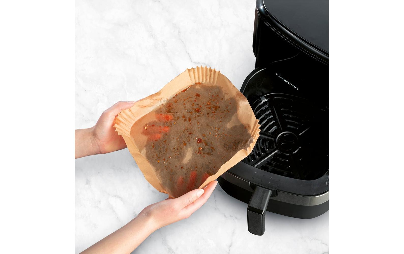 GOURMETmaxx Backpapier 100 Stück, 23 x 23 x 4.5 cm