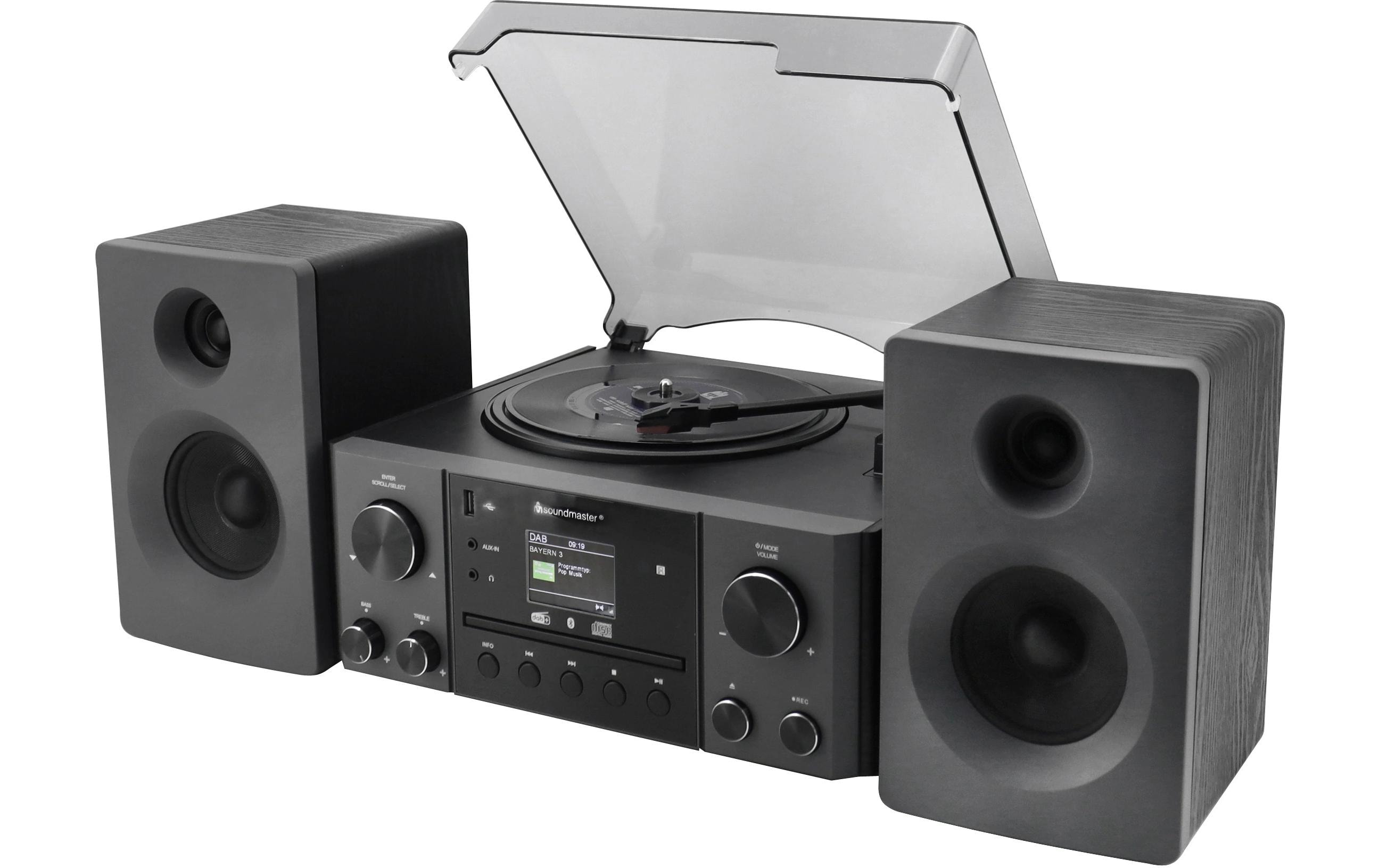 soundmaster Stereoanlage MCD1950SW Schwarz soundmaster Stereoanlage MCD1950SW Schwarz