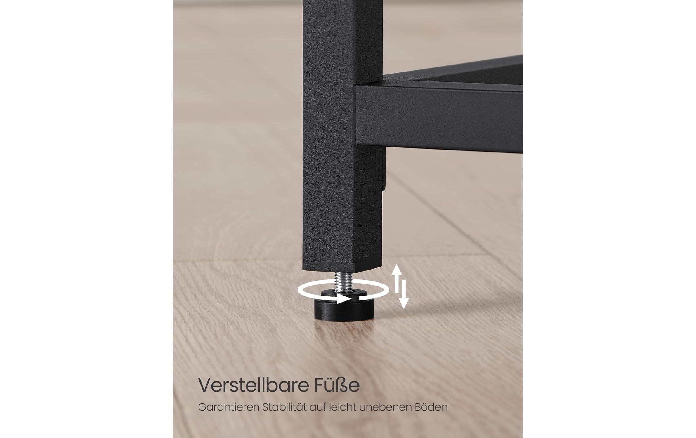 VASAGLE Tisch 100 x 50 x 76 cm Schwarz