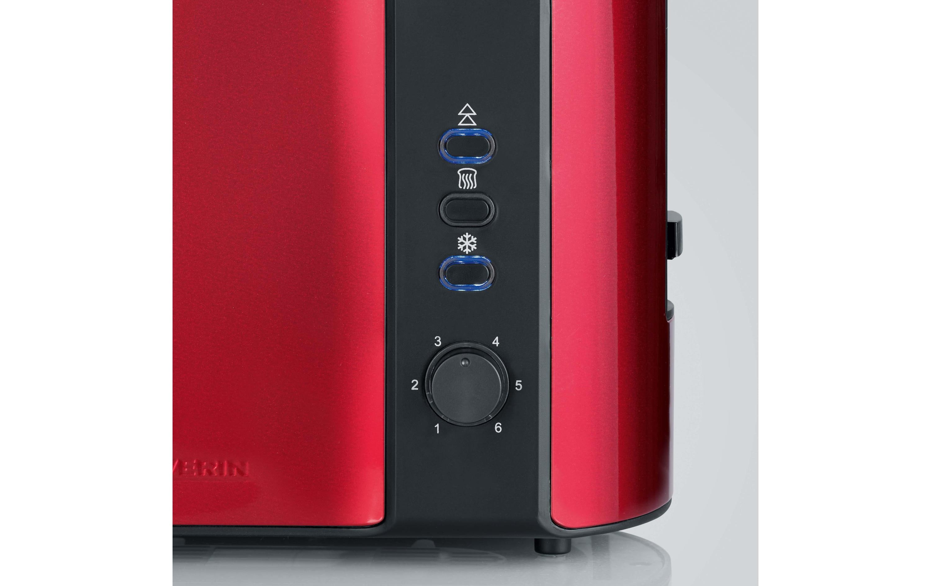 Severin Toaster AT 2217 Rot/Schwarz