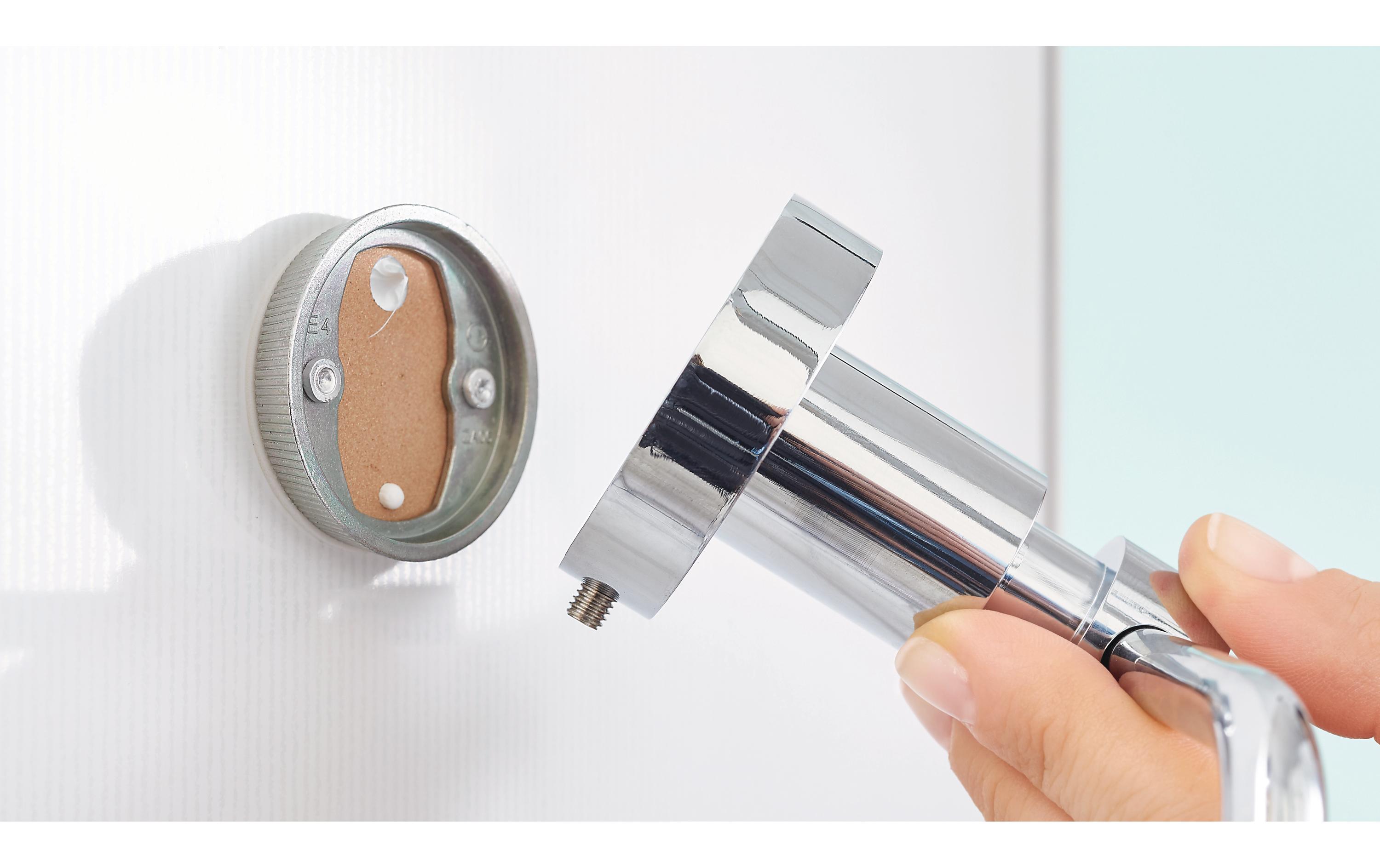 tesa Wandseifenspender Loxx 200 ml, Silber