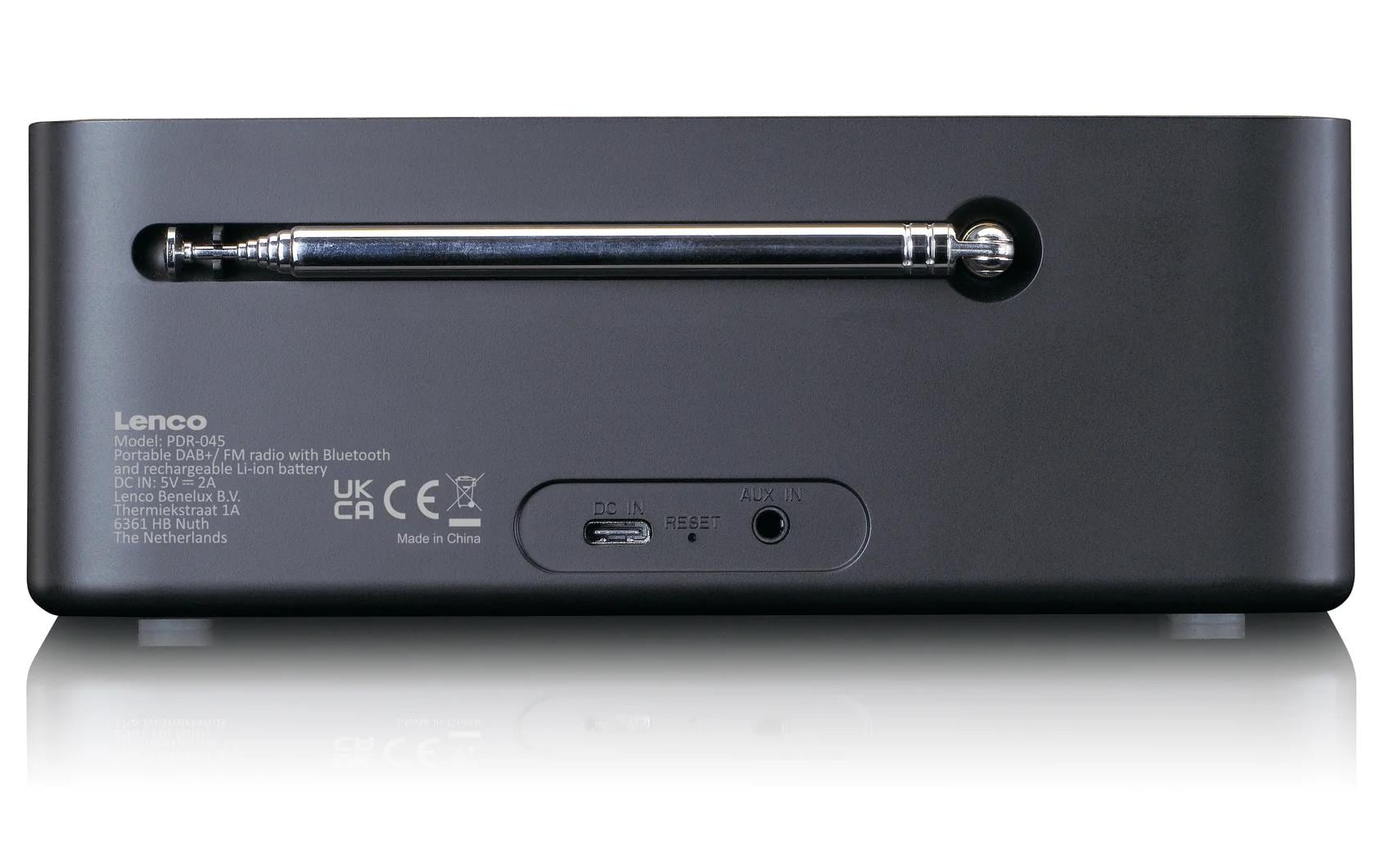 Lenco DAB+ Radio PDR-045 Bambus/Schwarz Lenco DAB+ Radio PDR-045 Bambus/Schwarz