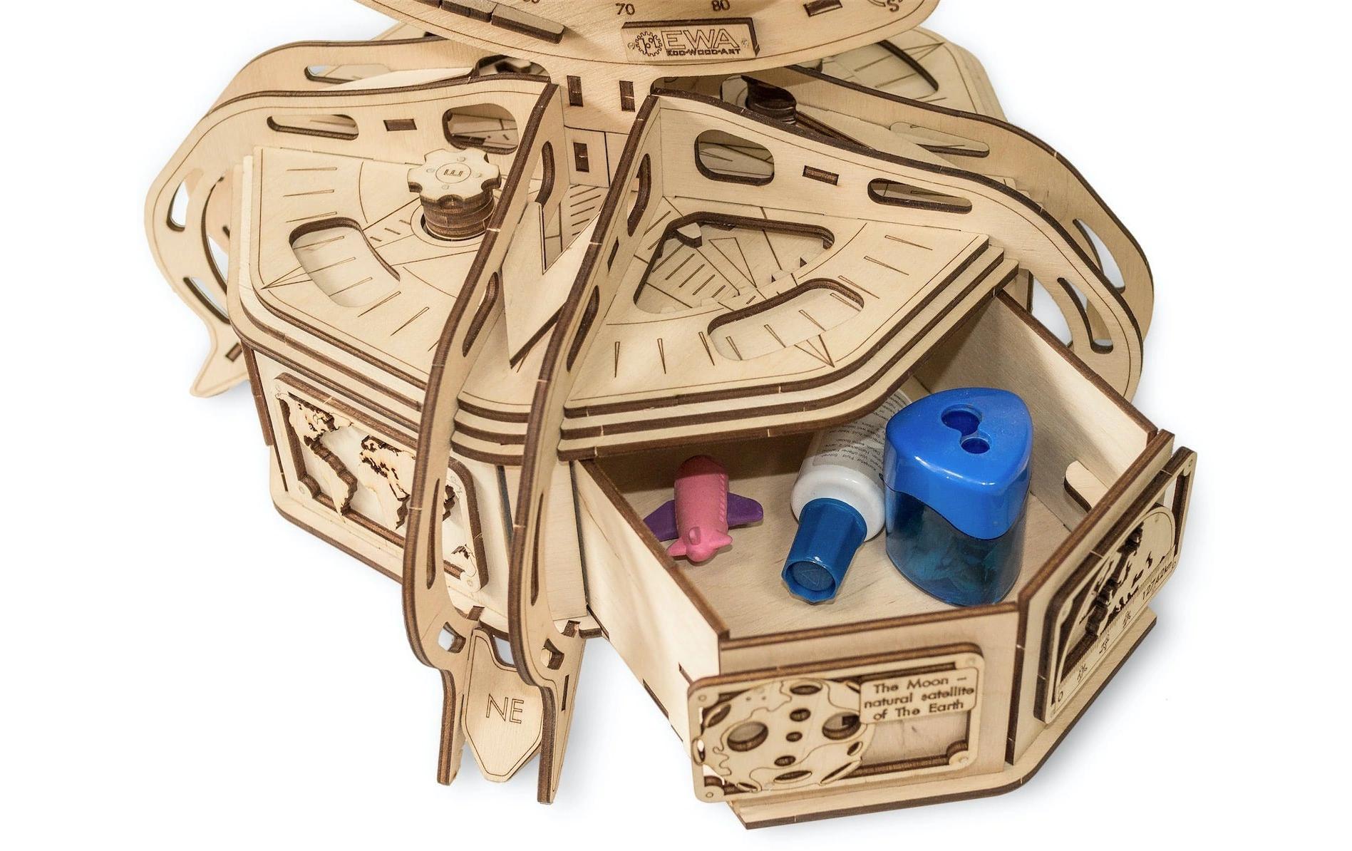 Eco-Wood-Art Bausatz Globus