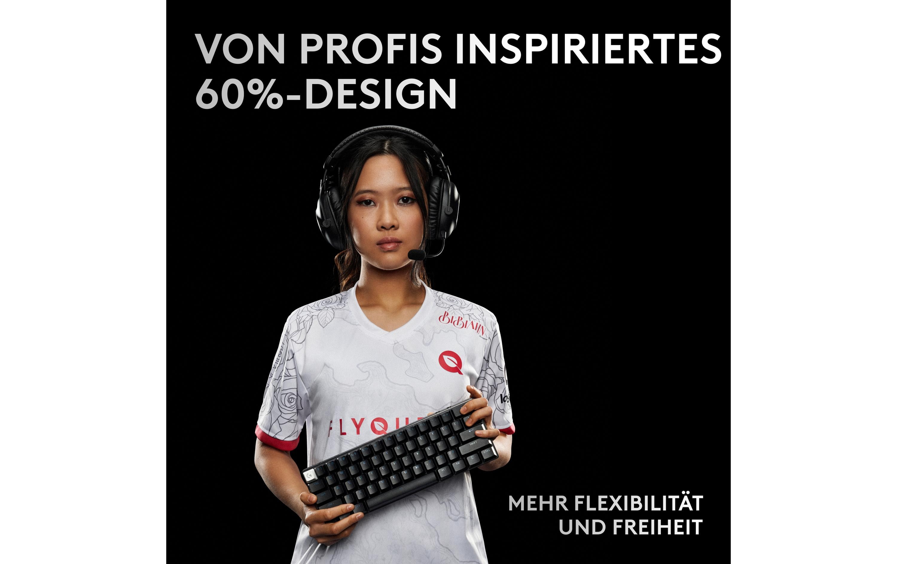Logitech Gaming-Tastatur Pro X 60 Lightspeed Black