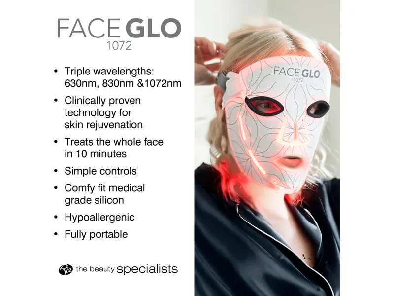 Rio Lichttherapie-Gerät FaceGLO 1072 mit Serum Rio Lichttherapie-Gerät FaceGLO 1072 mit Serum