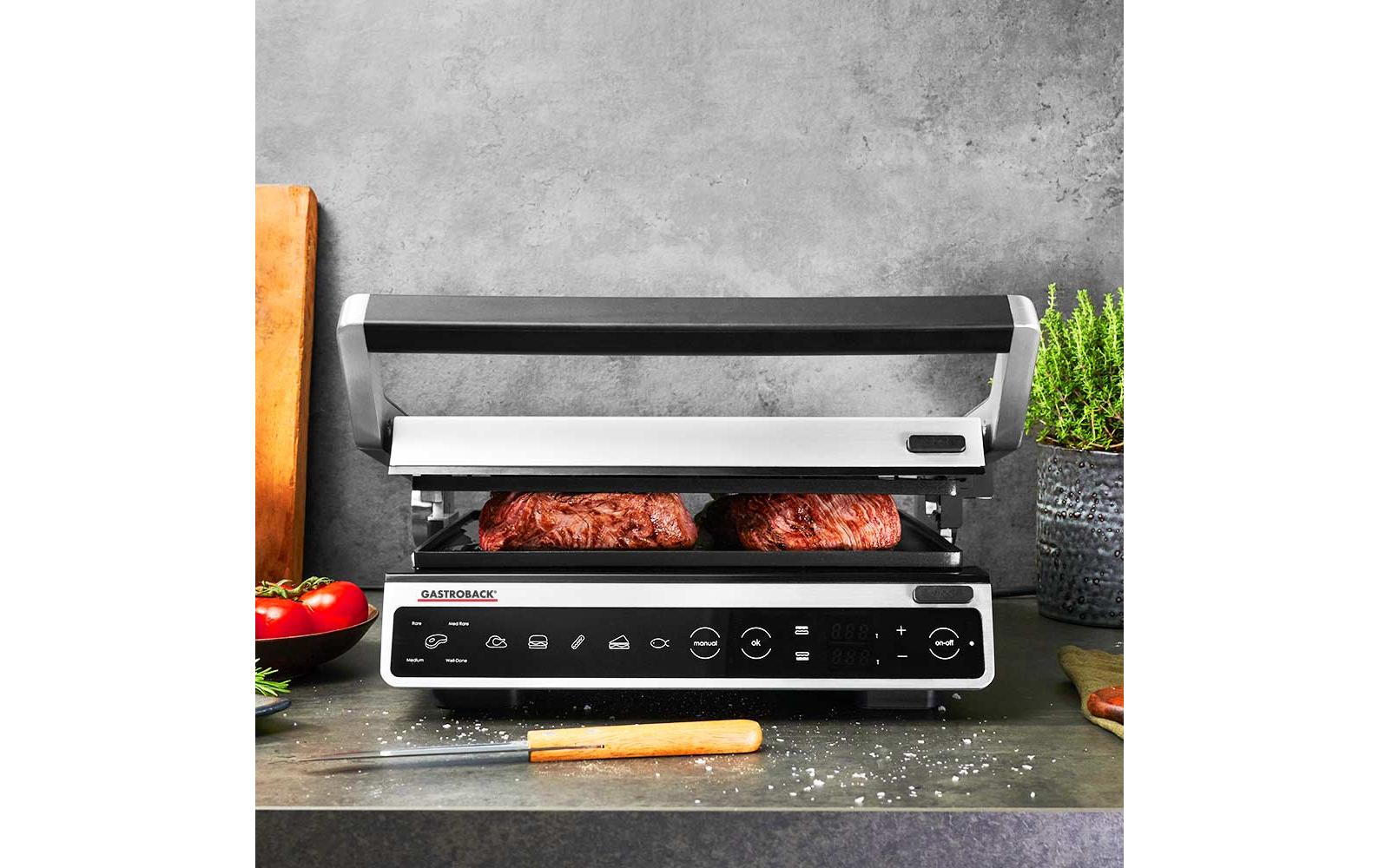 Gastroback Kontaktgrill BBQ Advanced Smart 200 W
