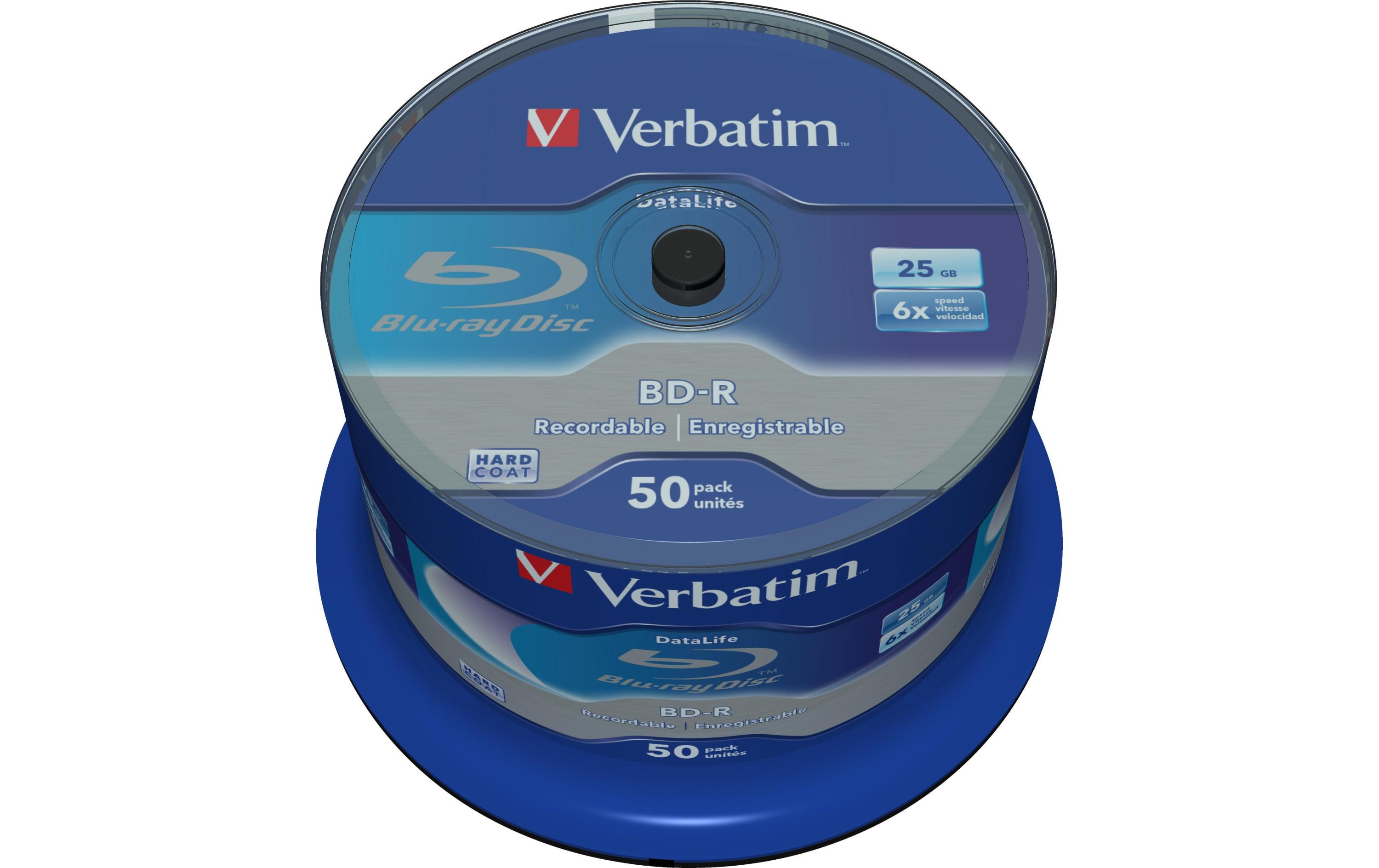 Verbatim BD-R 25 GB, Spindel (50 Stück) Verbatim BD-R 25 GB, Spindel (50 Stück)