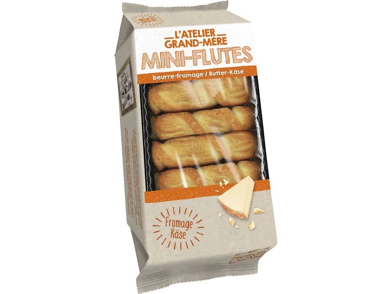 L'Atelier Grand-mère AGM Butter Mini-Blätterteigstengel Käse 100 g