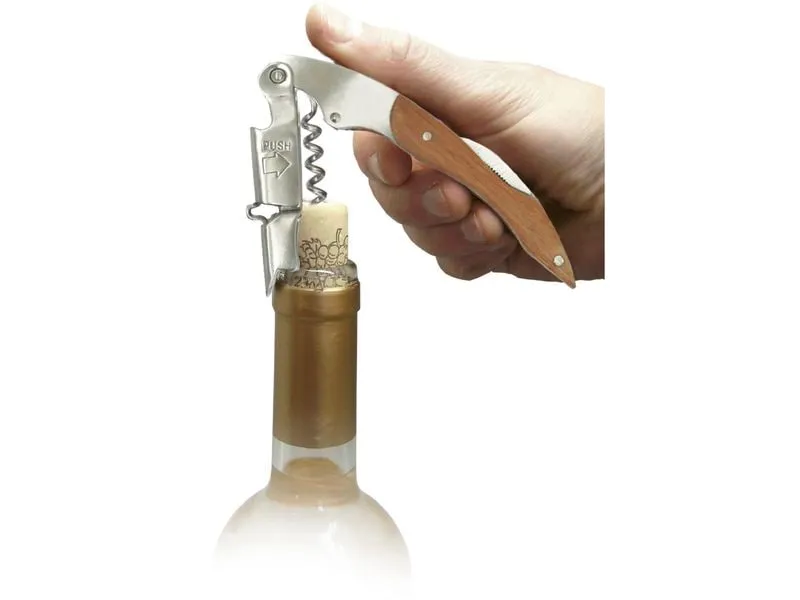 Vin Bouquet Kellnermesser Bambus Braun/Silber
