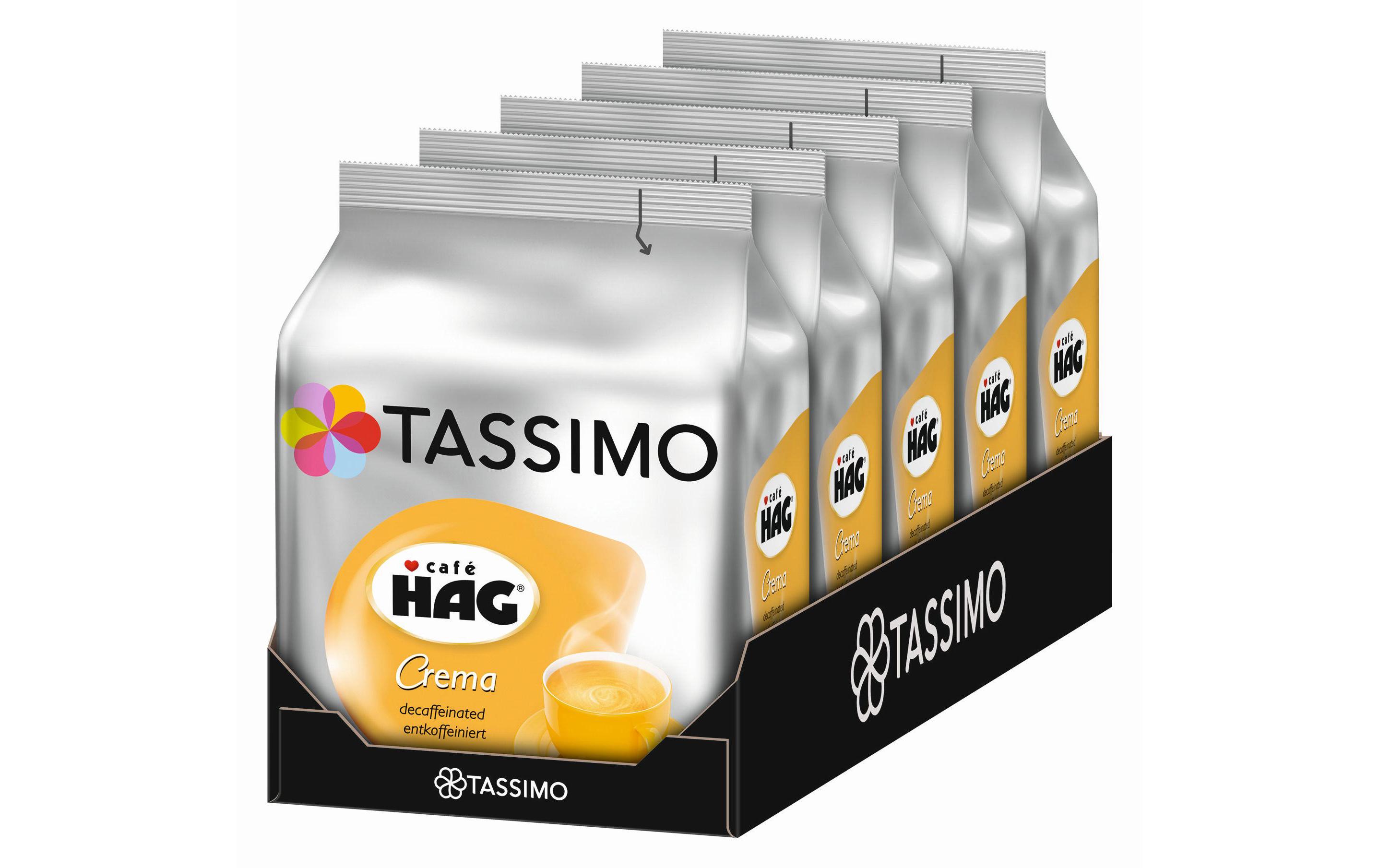 TASSIMO Kaffeekapseln T DISC Café HAG Crema 80 Portionen