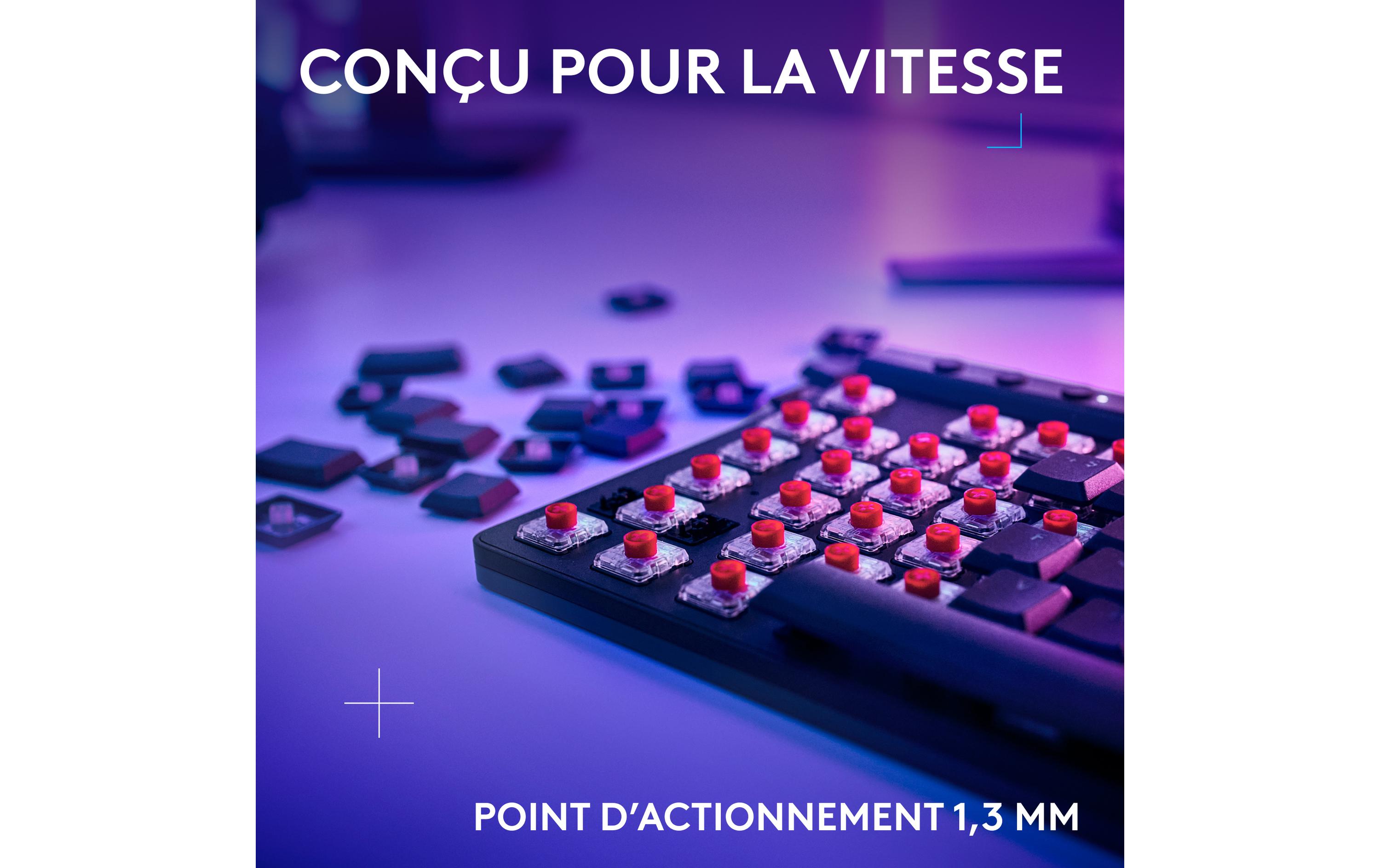 Logitech Gaming-Tastatur G515 Lightspeed TKL Schwarz