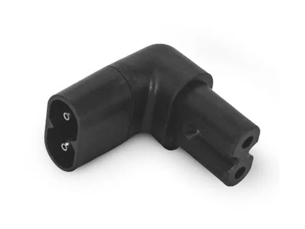 Alpha Elettronica Adapterstecker C7 - C8, frontal gewinkelt