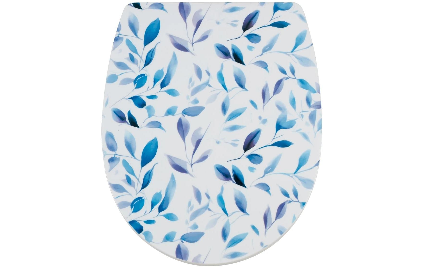 diaqua® Toilettensitz Arles Lea Blau/Weiss