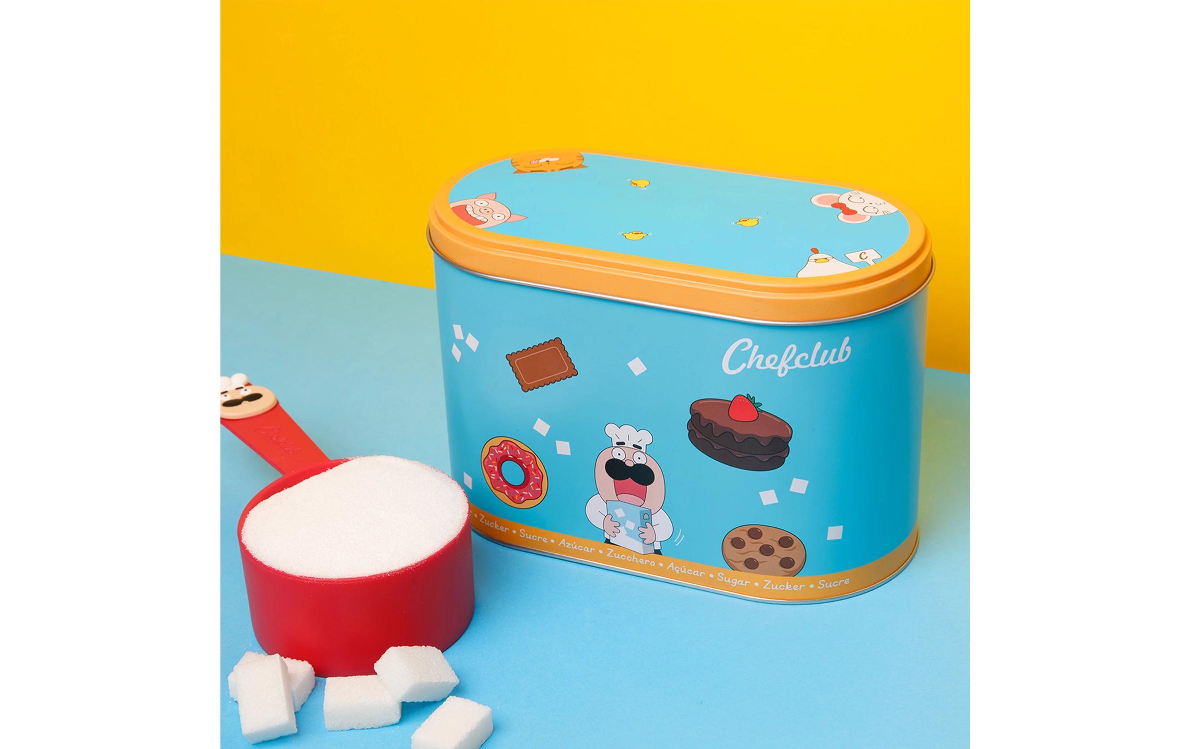 Chefclub Zuckerdose 1,5 kg, Blau