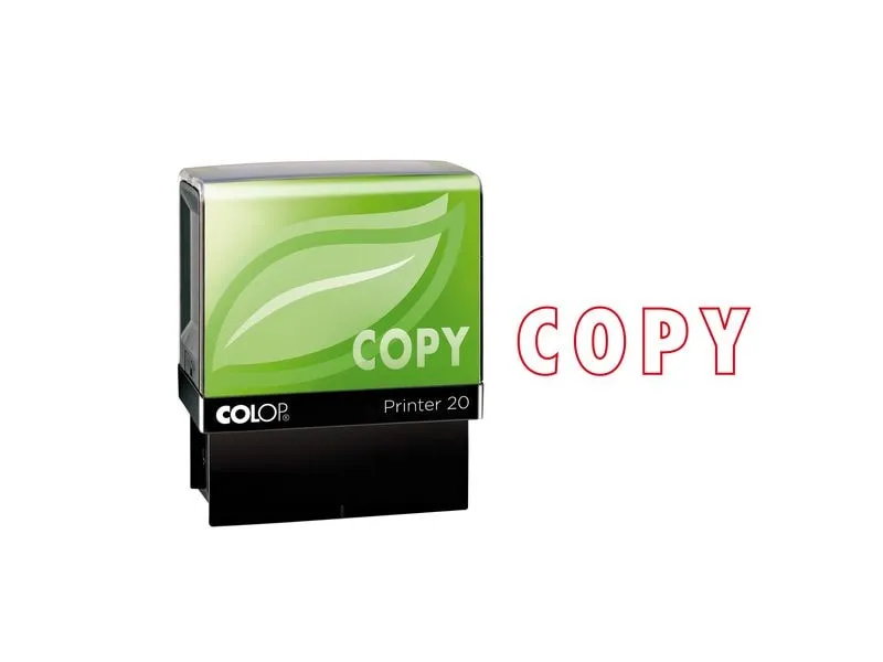 Colop Wort- und Datumsstempel Green Line «COPY», Rot Colop Wort- und Datumsstempel Green Line «COPY», Rot