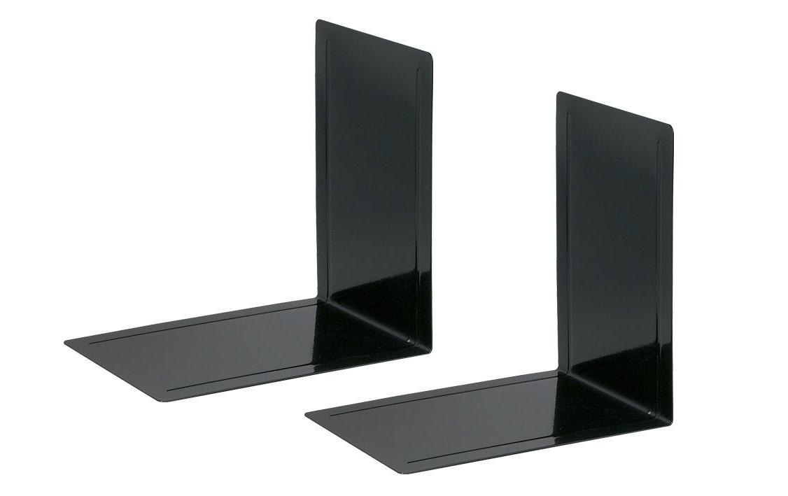 Maul Buchstützen-Set Schwarz, Metall Maul Buchstützen-Set Schwarz, Metall