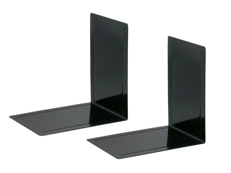Maul Buchstützen-Set Schwarz, Metall Maul Buchstützen-Set Schwarz, Metall