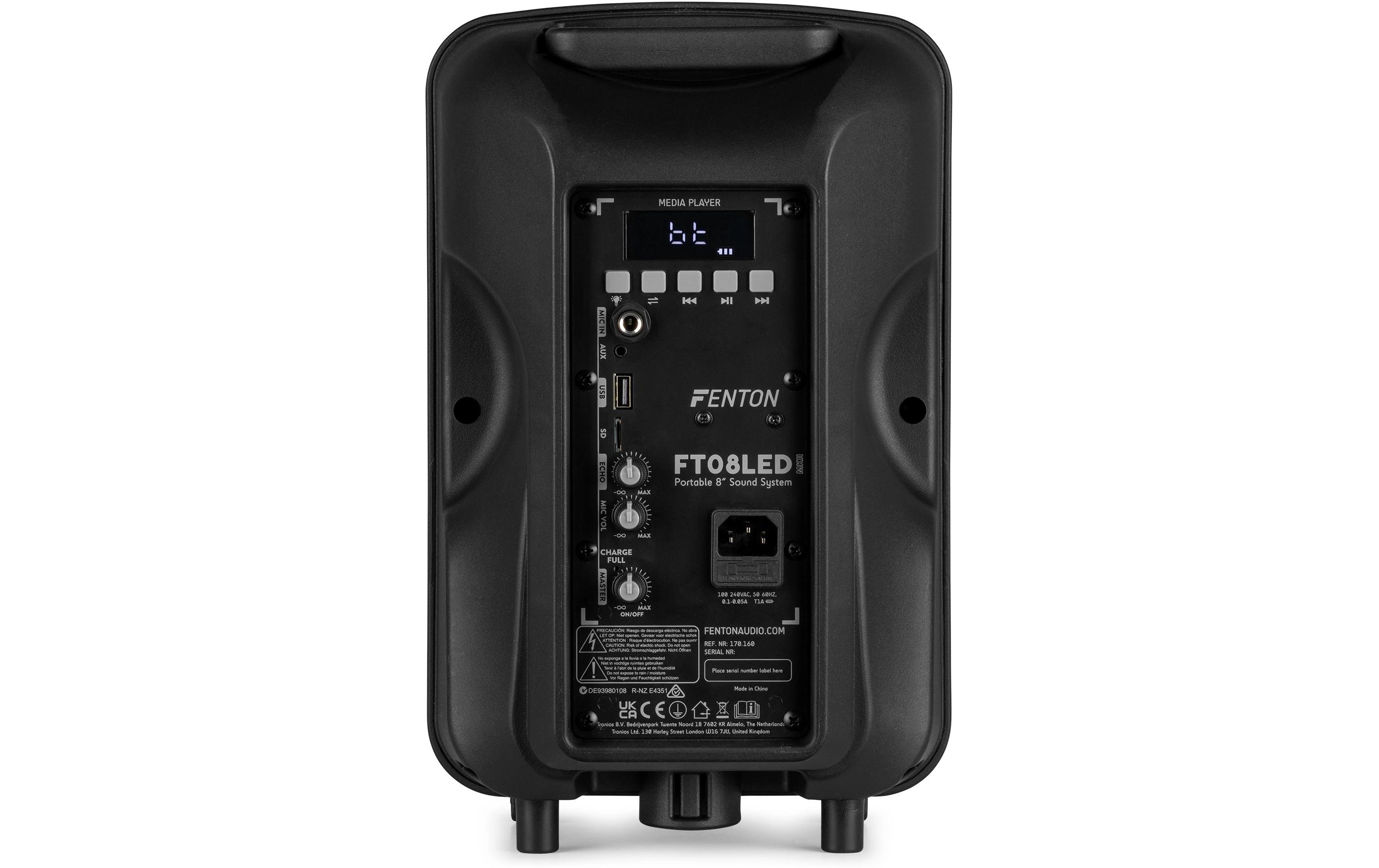 Fenton Lautsprecher FT08 LED MK2