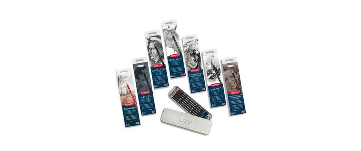 Derwent Kohlestifte, 6-teilig