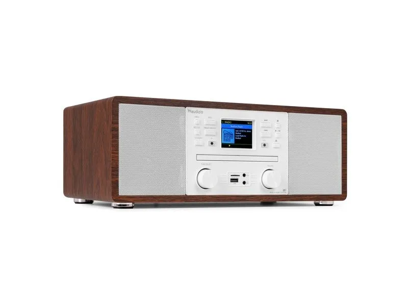 Audizio Avola-WHT DAB+/FM Radio mit BT u. CD, WLAN, Weiss Audizio Avola-WHT DAB+/FM Radio mit BT u. CD, WLAN, Weiss