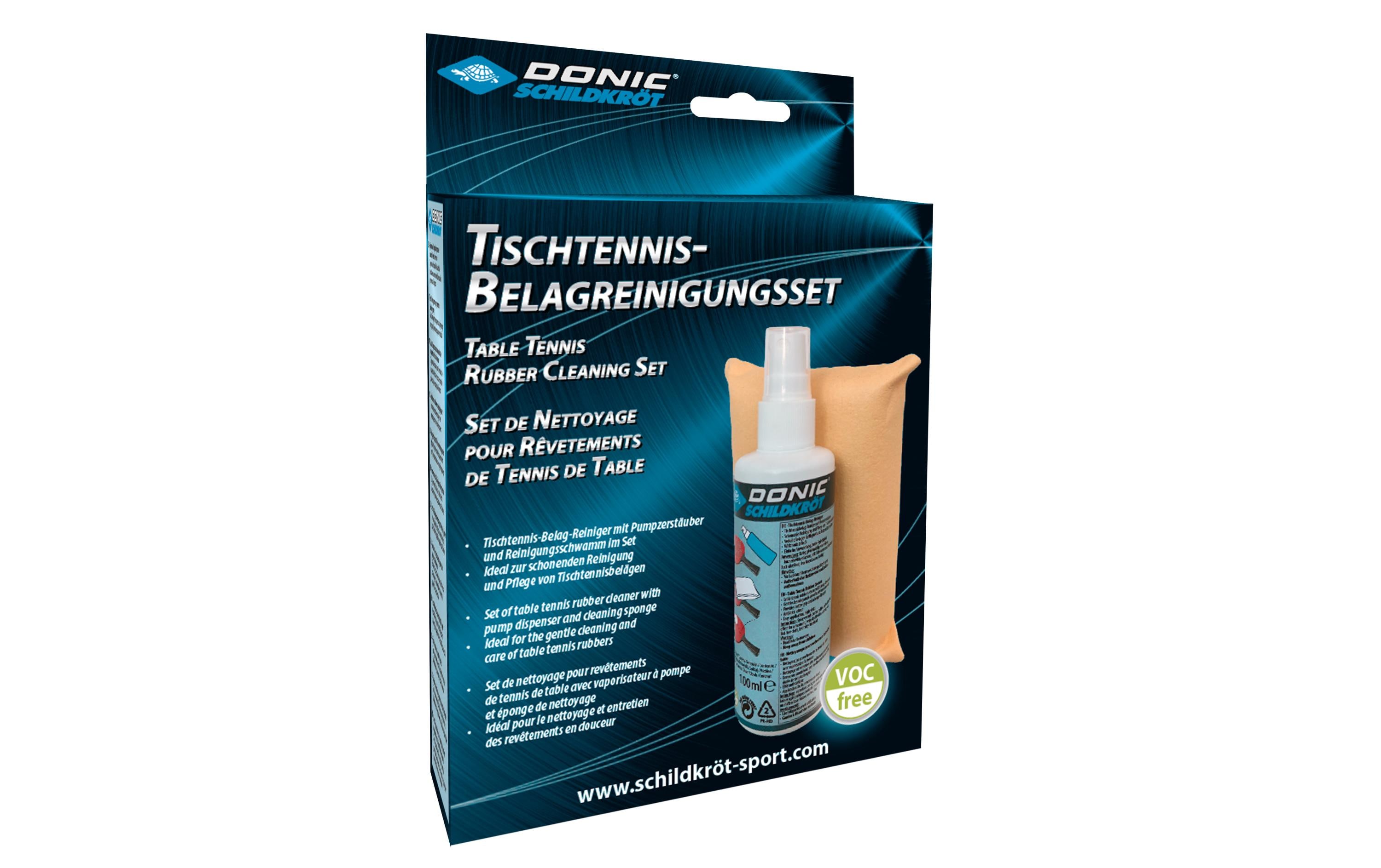 DONIC Schildkröt Tischtennis-Reinigungsset