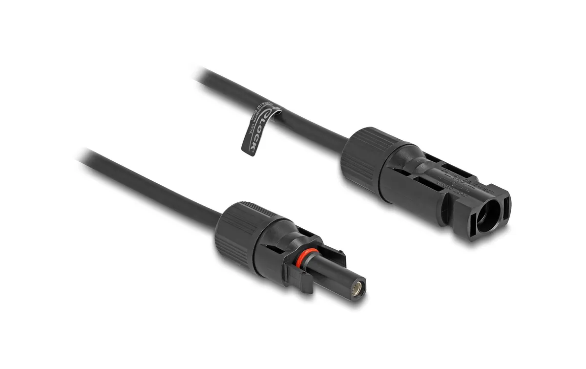 Delock Anschlusskabel DL4 Stecker zu Buchse 4 mm², 1 m Delock Anschlusskabel DL4 Stecker zu Buchse 4 mm², 1 m