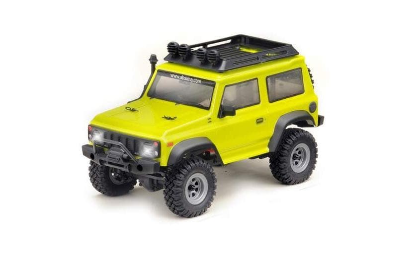 Absima Micro Crawler Jimny gelb, 4WD, RTR, 1:24