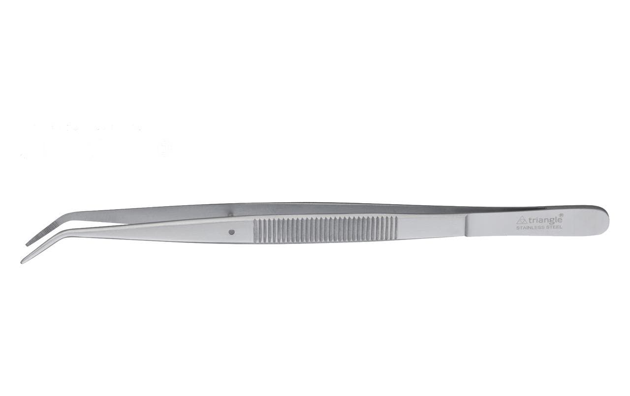 triangle Küchenzange gekröpft 15 cm Silber