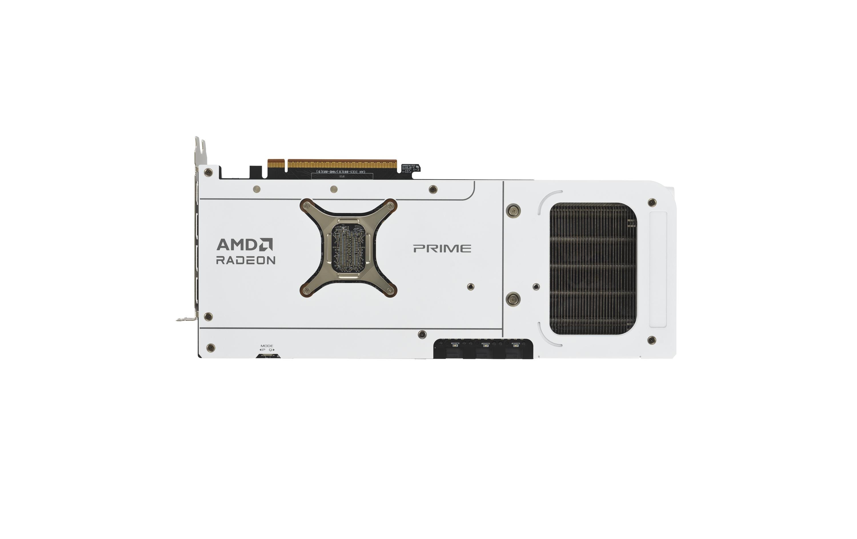 ASUS Grafikkarte Prime Radeon RX 9070 XT OC Edition 16GB Weiss