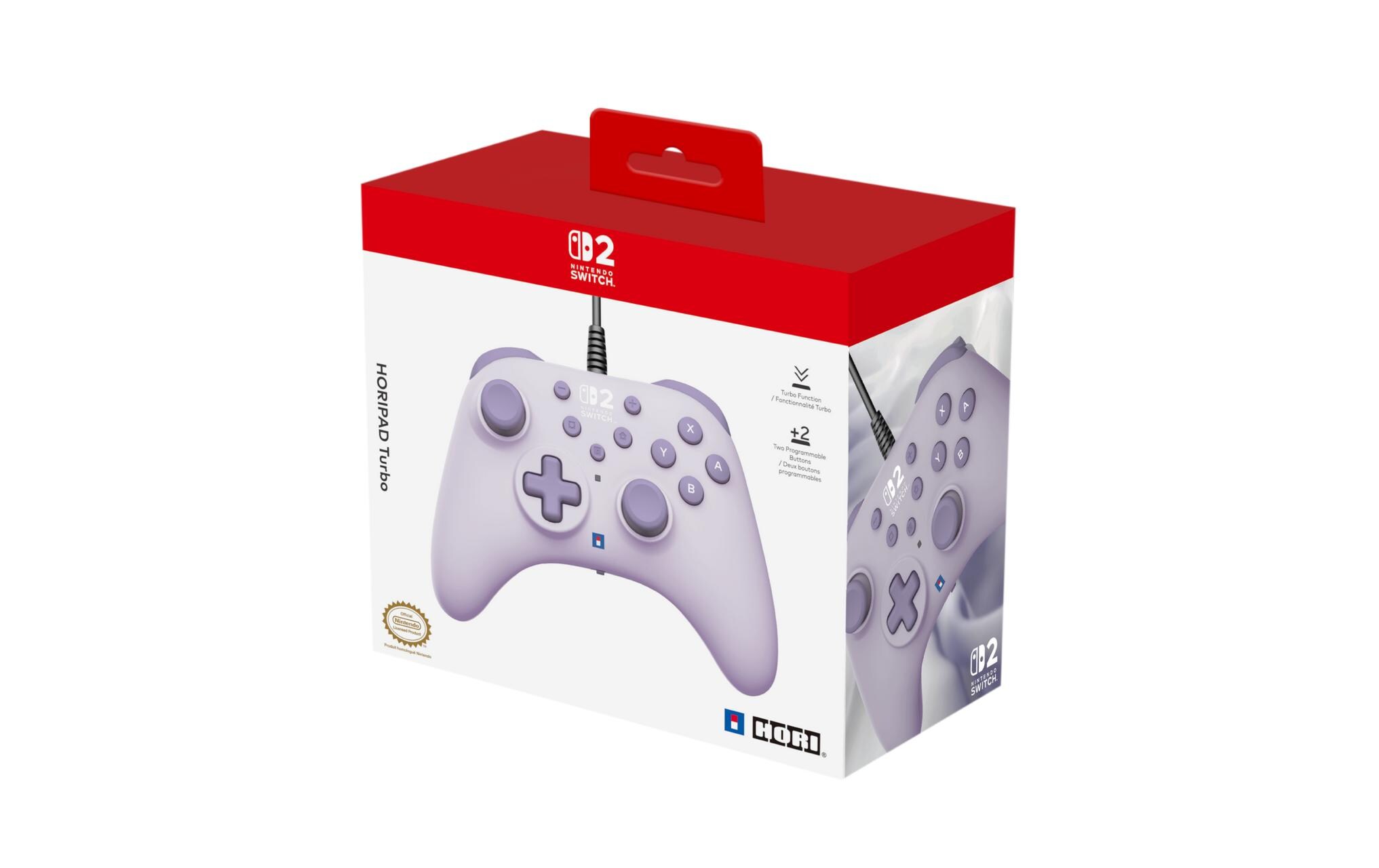 Hori Controller Switch 2 Cozy Lavender