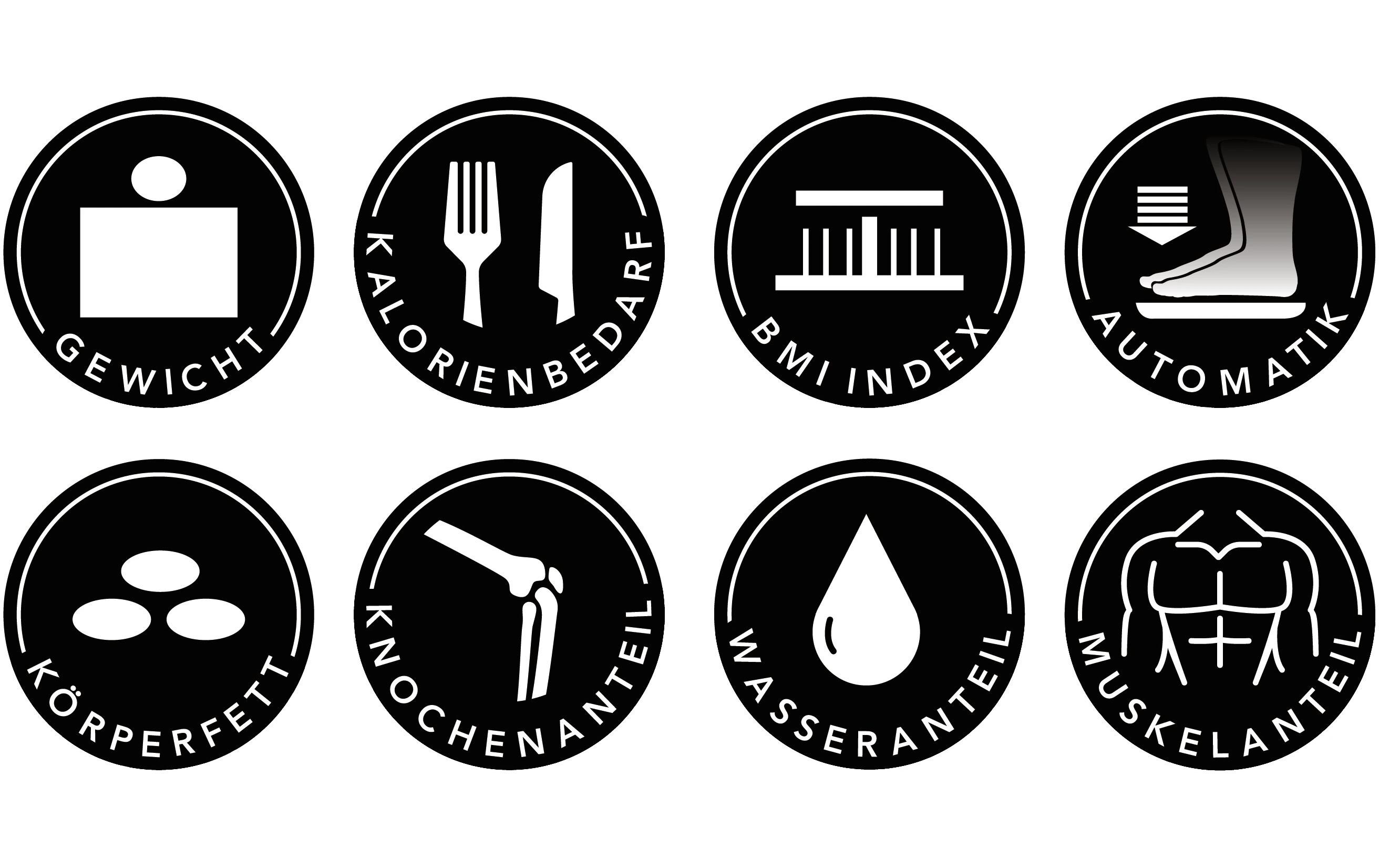 MAXXmee Körperanalysewaage 3 V, Grau